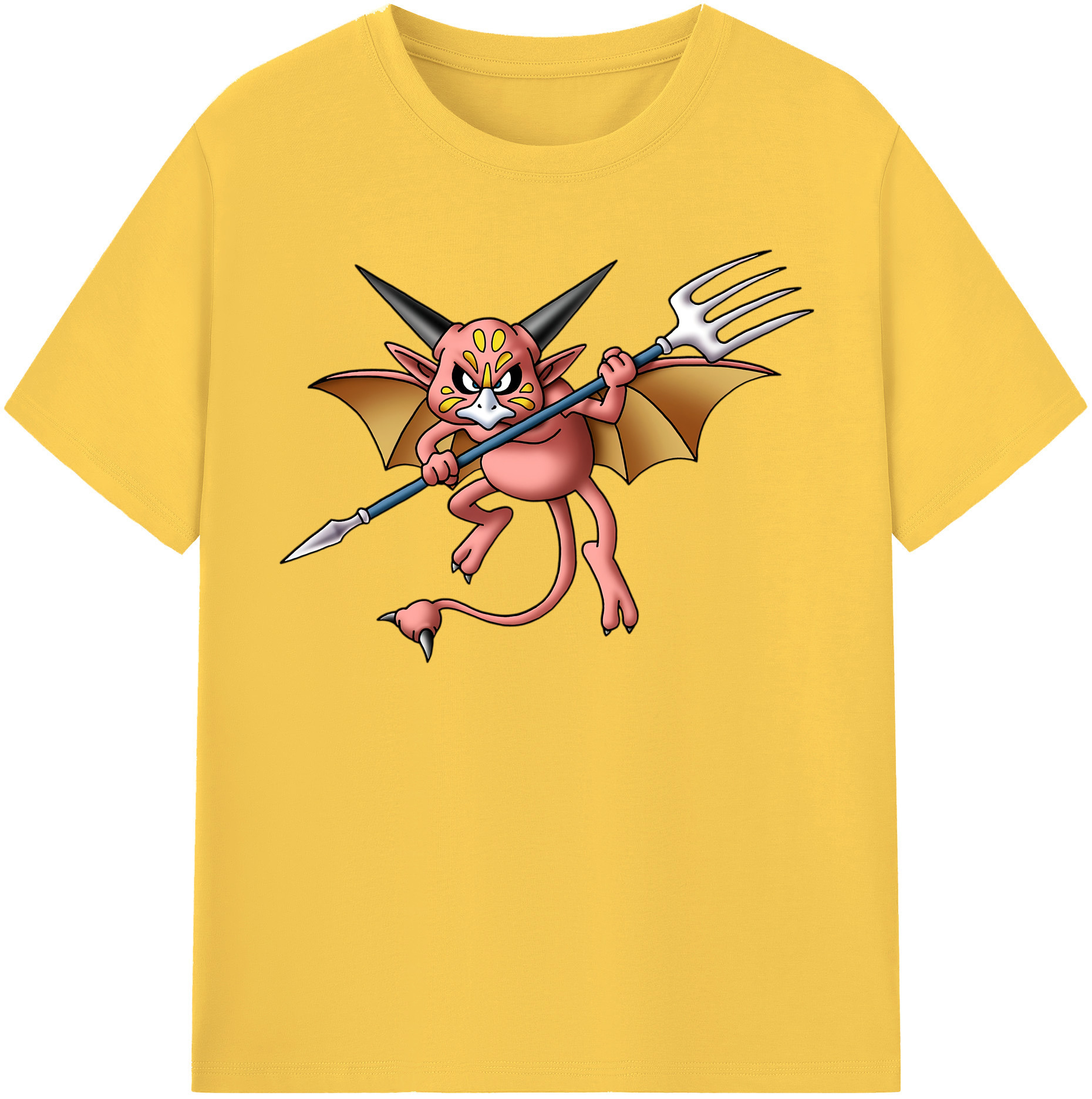 （画像用） ドラゴンクエスト Doragon Kuesuto Dragon Quest 綿100％半袖Tシャツ（フロントプリント）