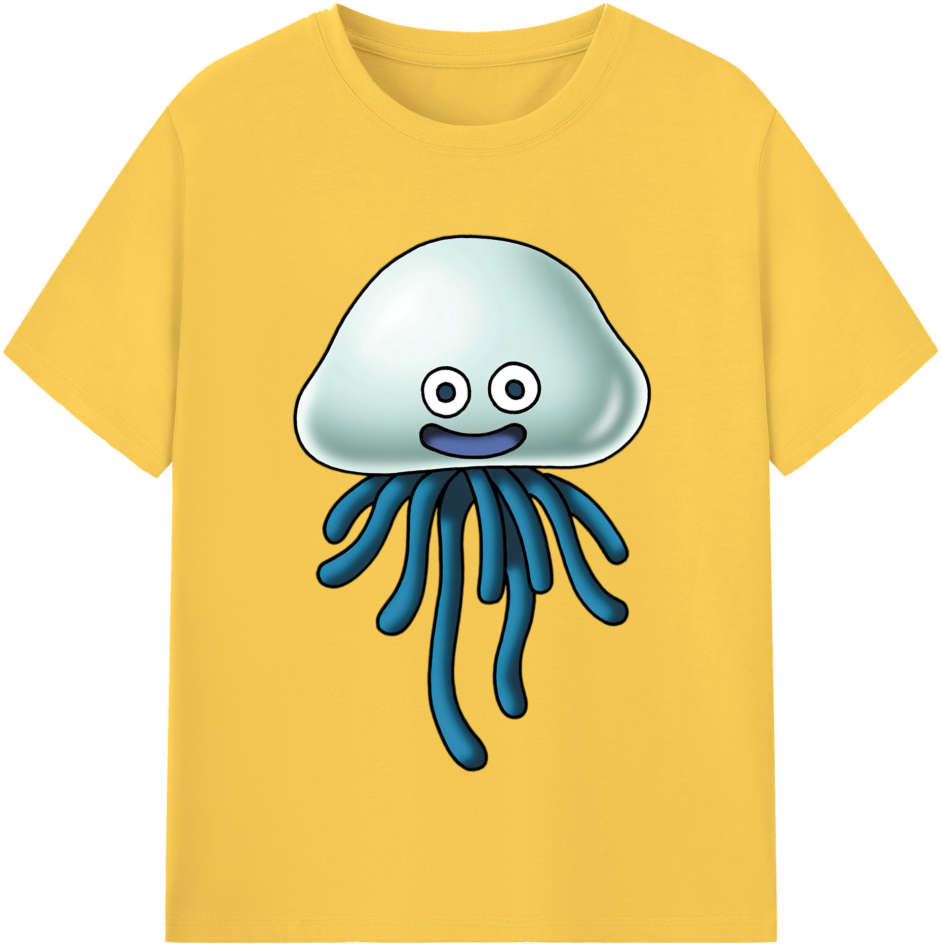 （画像用） ドラゴンクエスト Doragon Kuesuto Dragon Quest 綿100％半袖Tシャツ（フロントプリント）