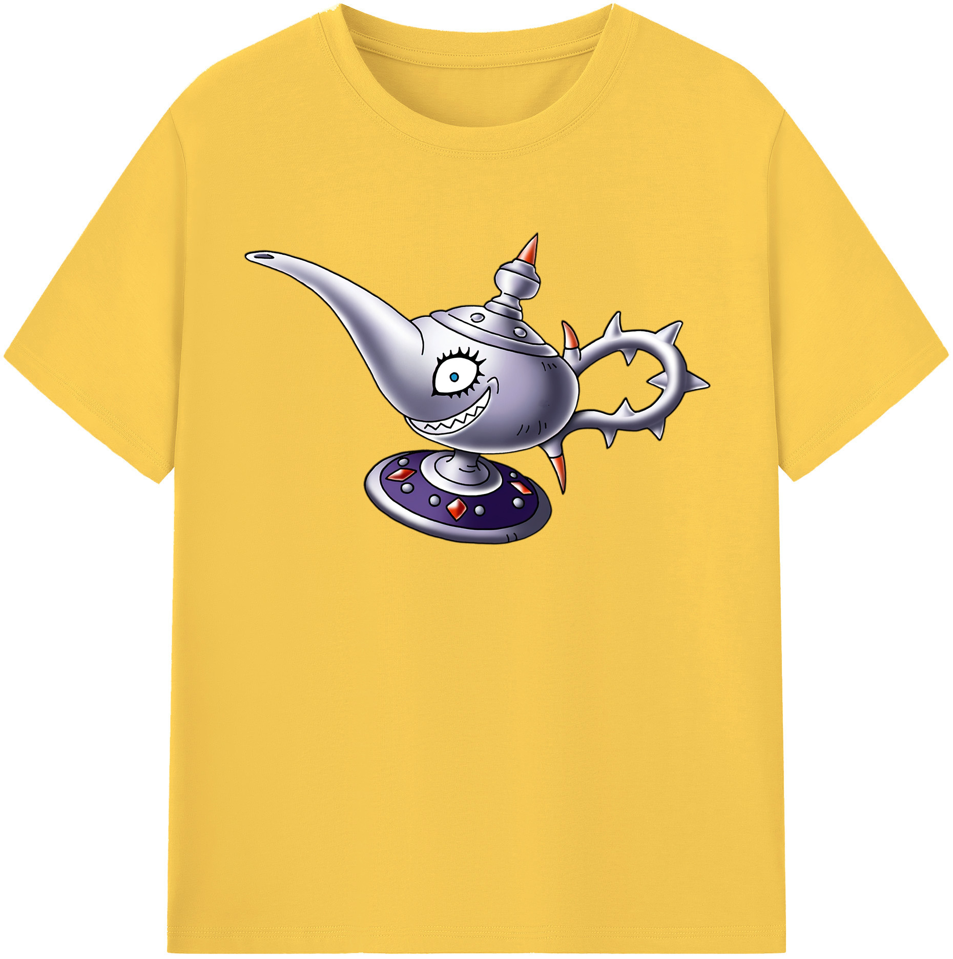 （画像用） ドラゴンクエスト Doragon Kuesuto Dragon Quest 綿100％半袖Tシャツ（フロントプリント）