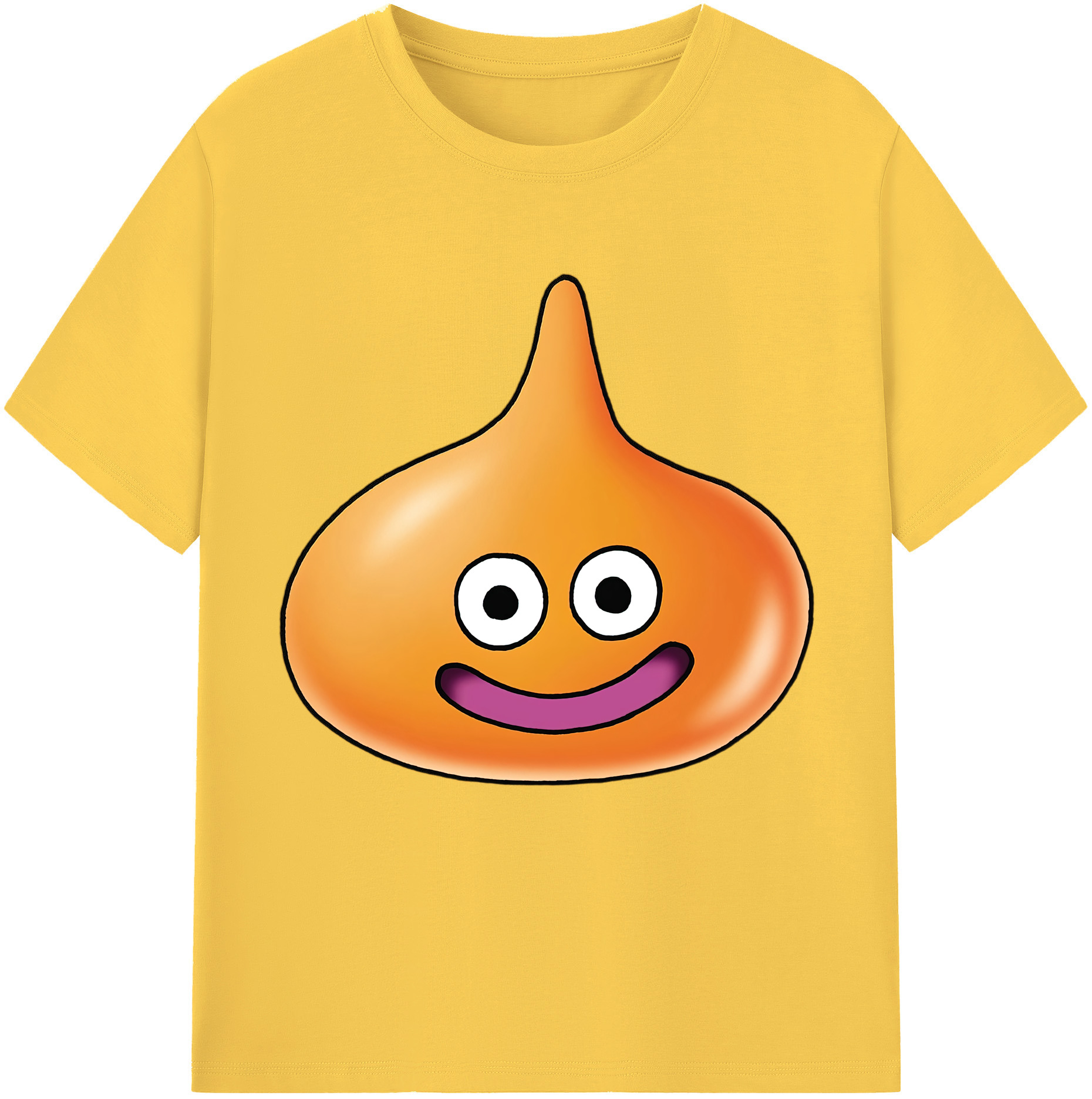 （画像用） ドラゴンクエスト Doragon Kuesuto Dragon Quest 綿100％半袖Tシャツ（フロントプリント）