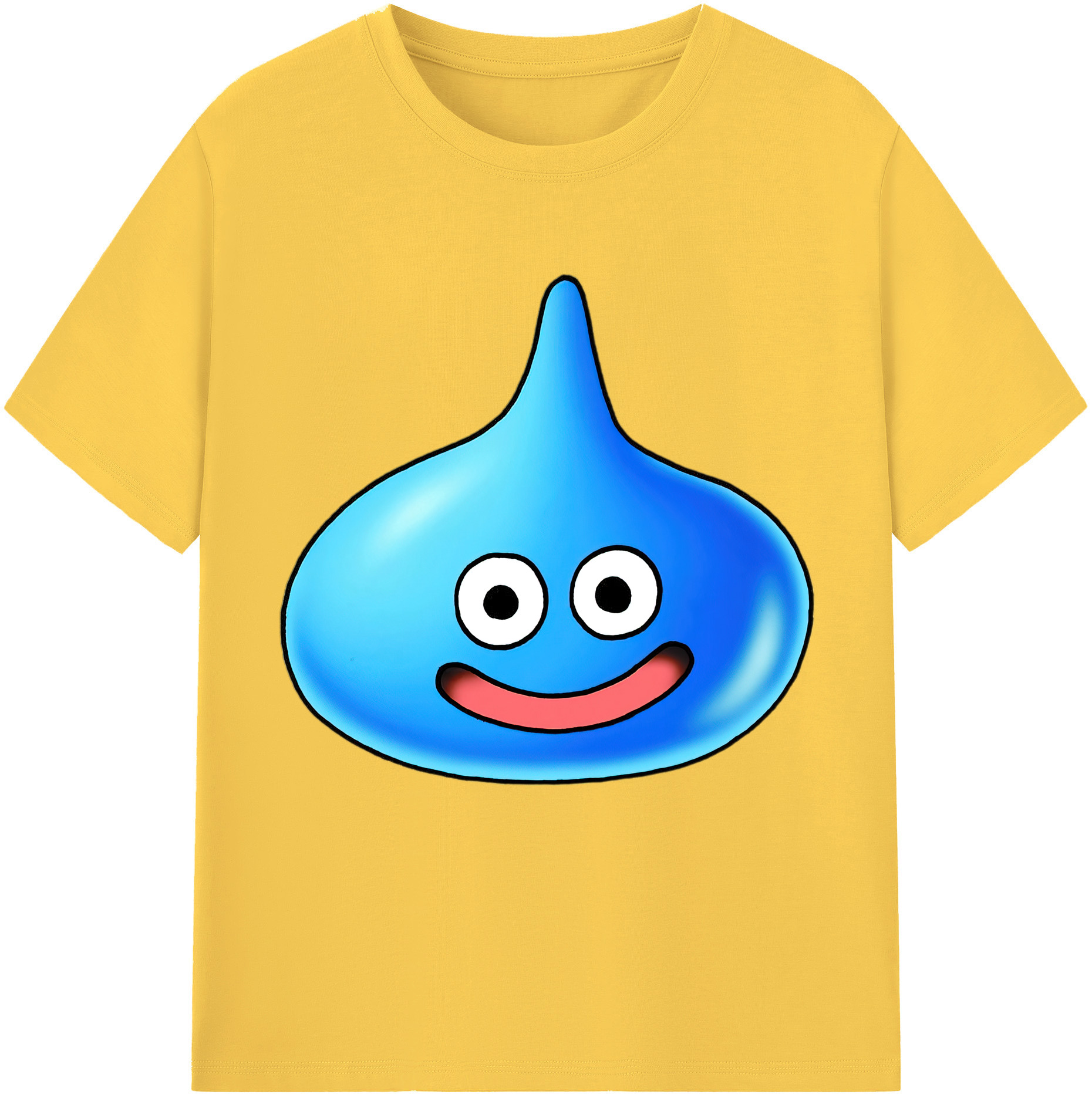 （画像用） ドラゴンクエスト Doragon Kuesuto Dragon Quest 綿100％半袖Tシャツ（フロントプリント）