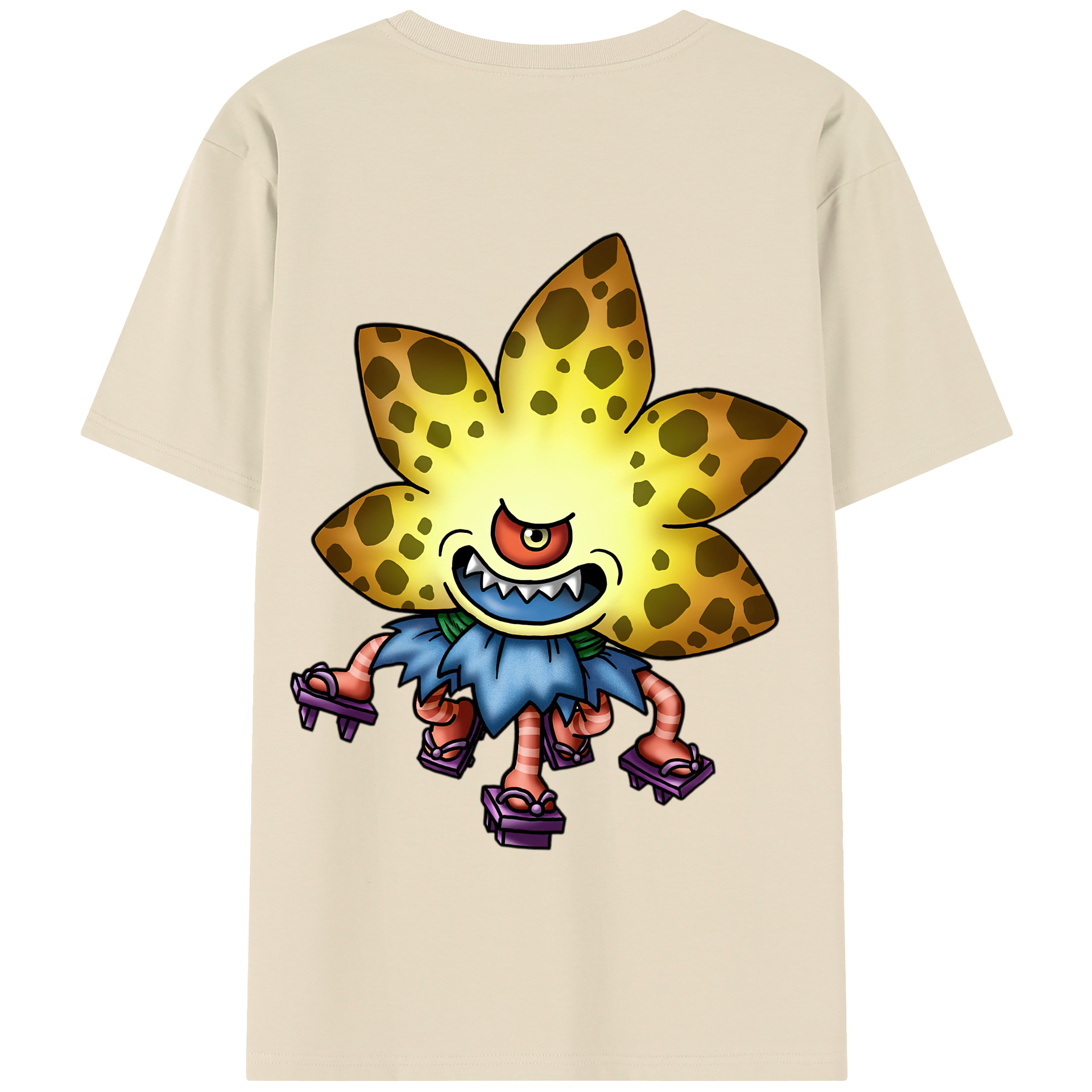 （画像用） ドラゴンクエスト Doragon Kuesuto Dragon Quest 綿100％半袖Tシャツ（背面プリント）