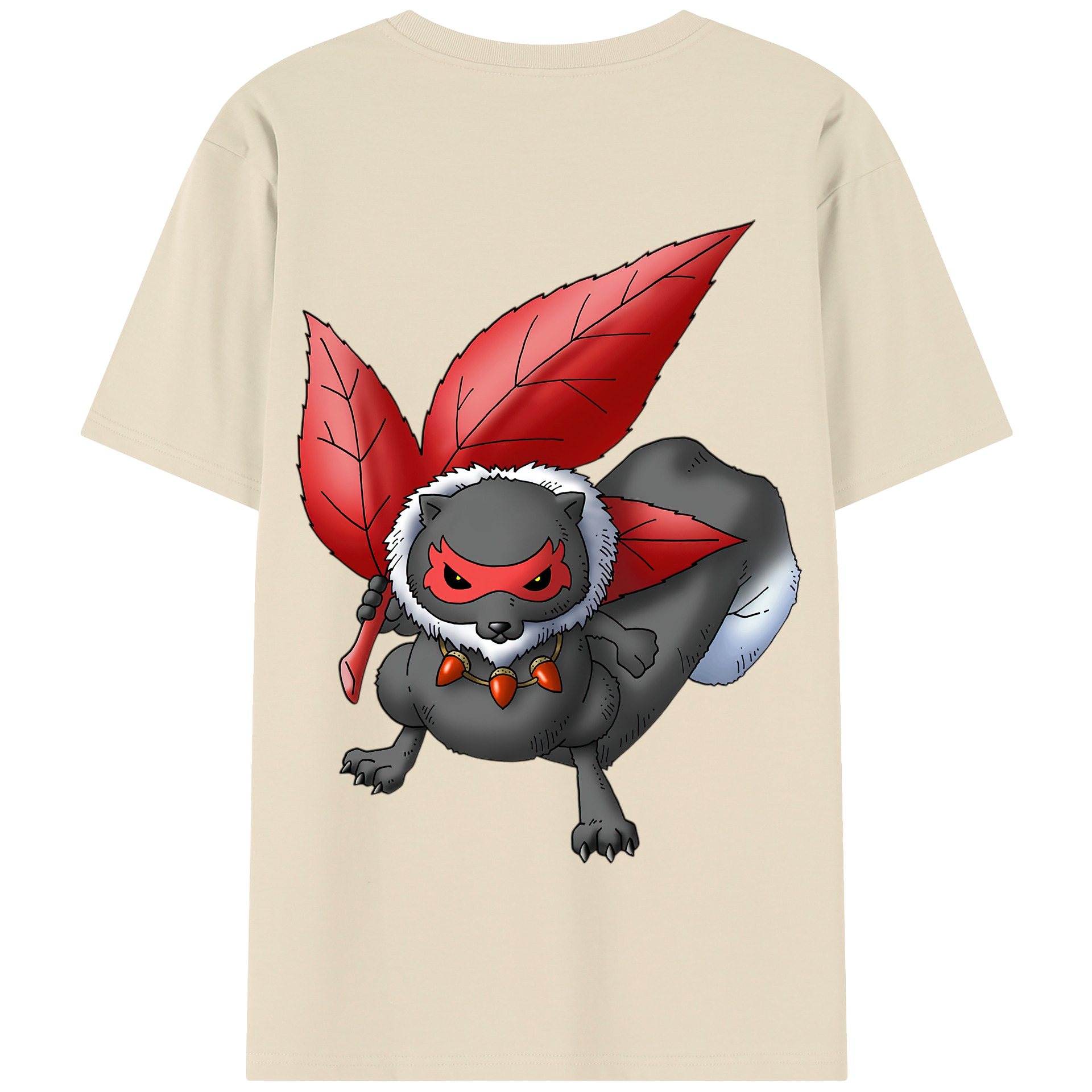 （画像用） ドラゴンクエスト Doragon Kuesuto Dragon Quest 綿100％半袖Tシャツ（背面プリント）