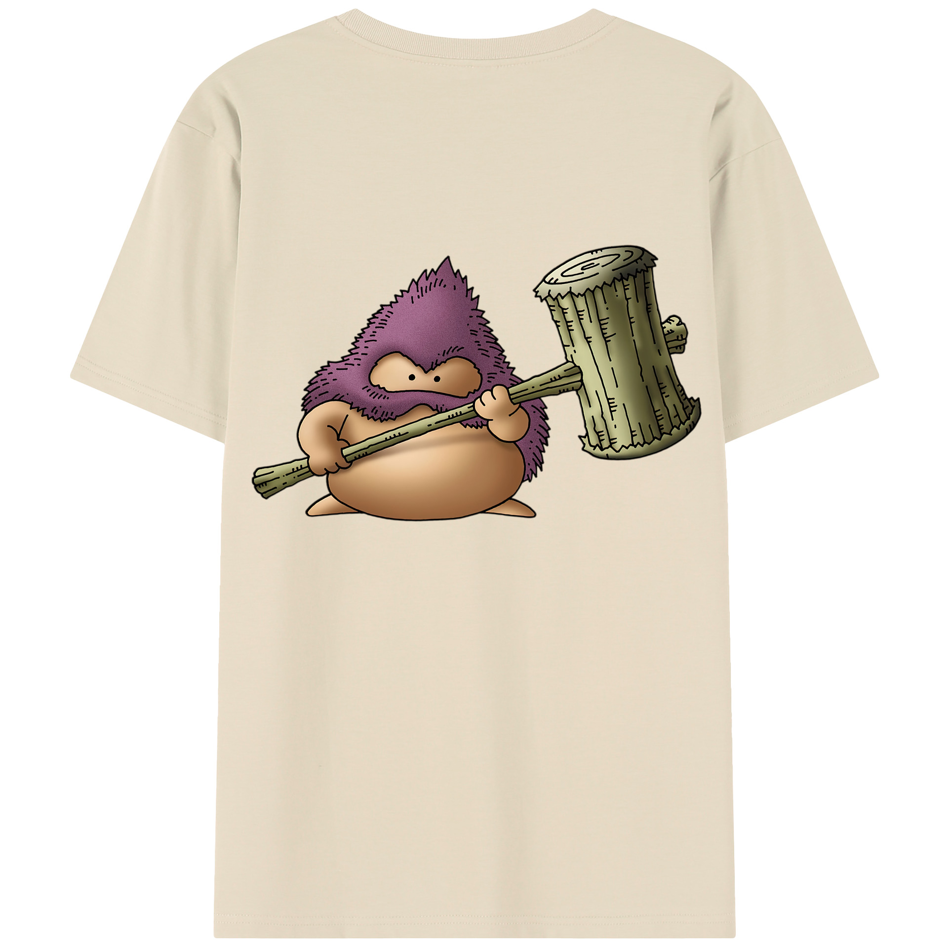 （画像用） ドラゴンクエスト Doragon Kuesuto Dragon Quest 綿100％半袖Tシャツ（背面プリント）