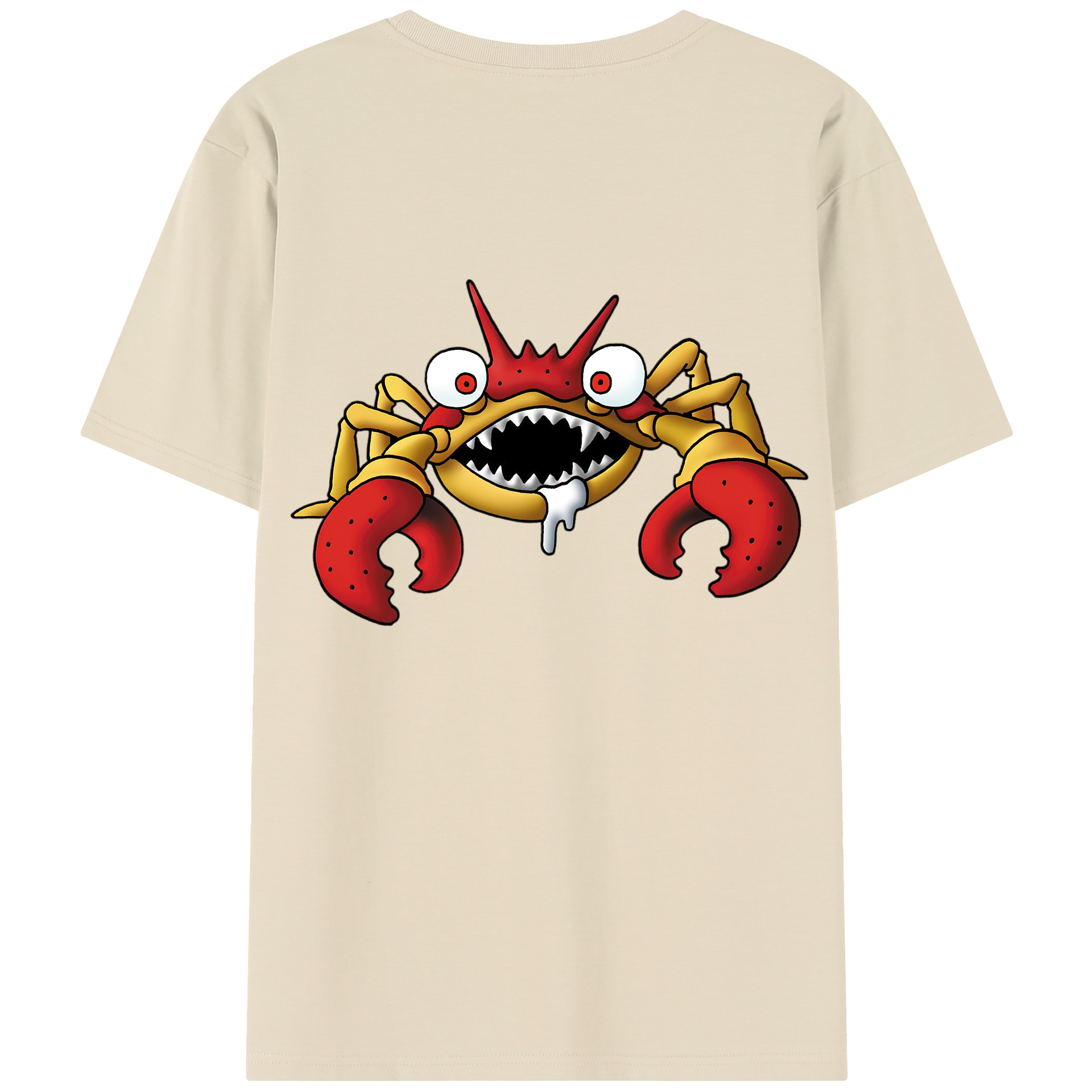 （画像用） ドラゴンクエスト Doragon Kuesuto Dragon Quest 綿100％半袖Tシャツ（背面プリント）