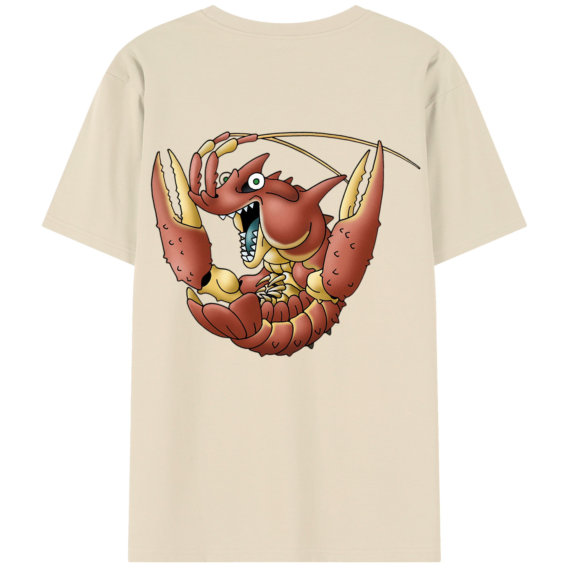 （画像用） ドラゴンクエスト Doragon Kuesuto Dragon Quest 綿100％半袖Tシャツ（背面プリント）