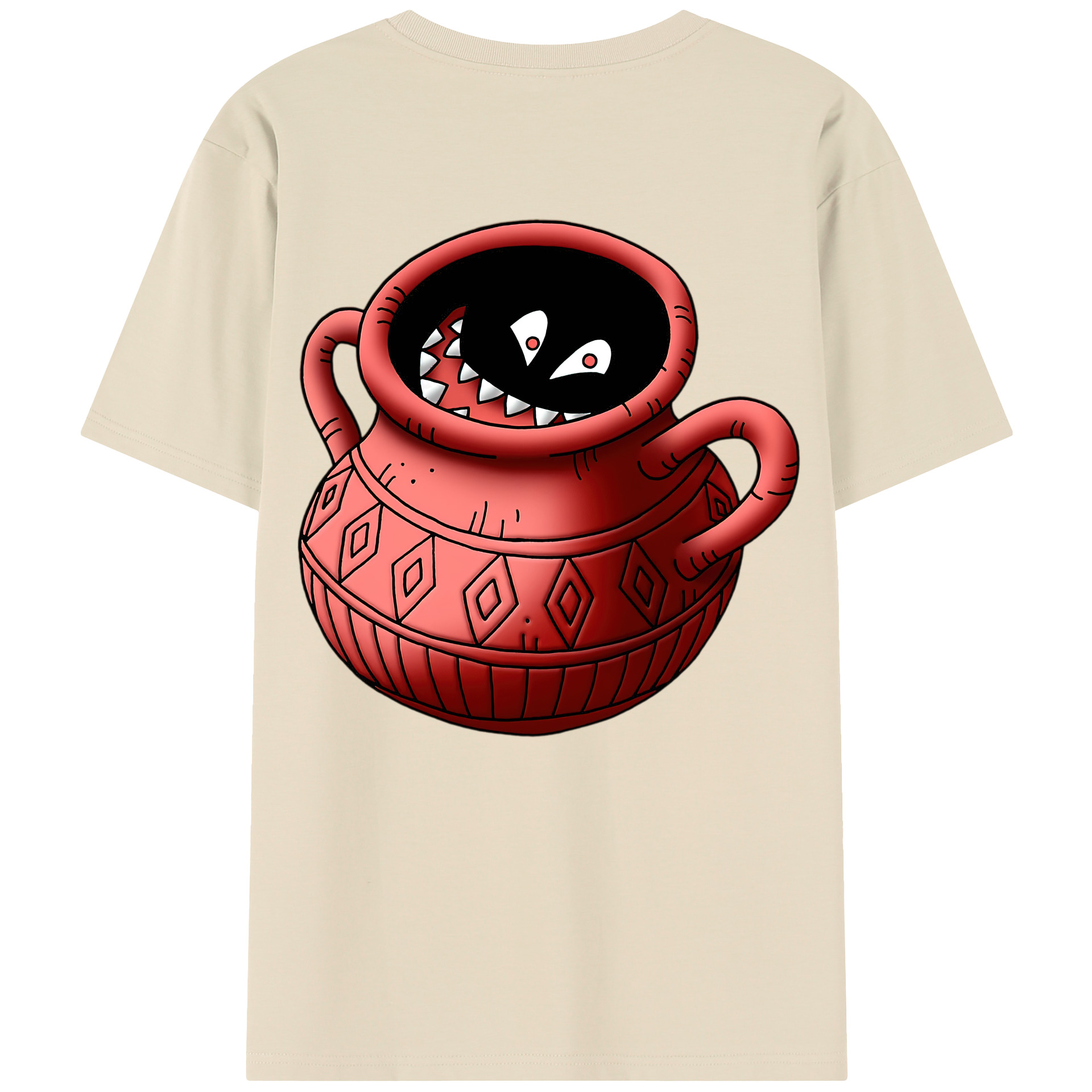 （画像用） ドラゴンクエスト Doragon Kuesuto Dragon Quest 綿100％半袖Tシャツ（背面プリント）