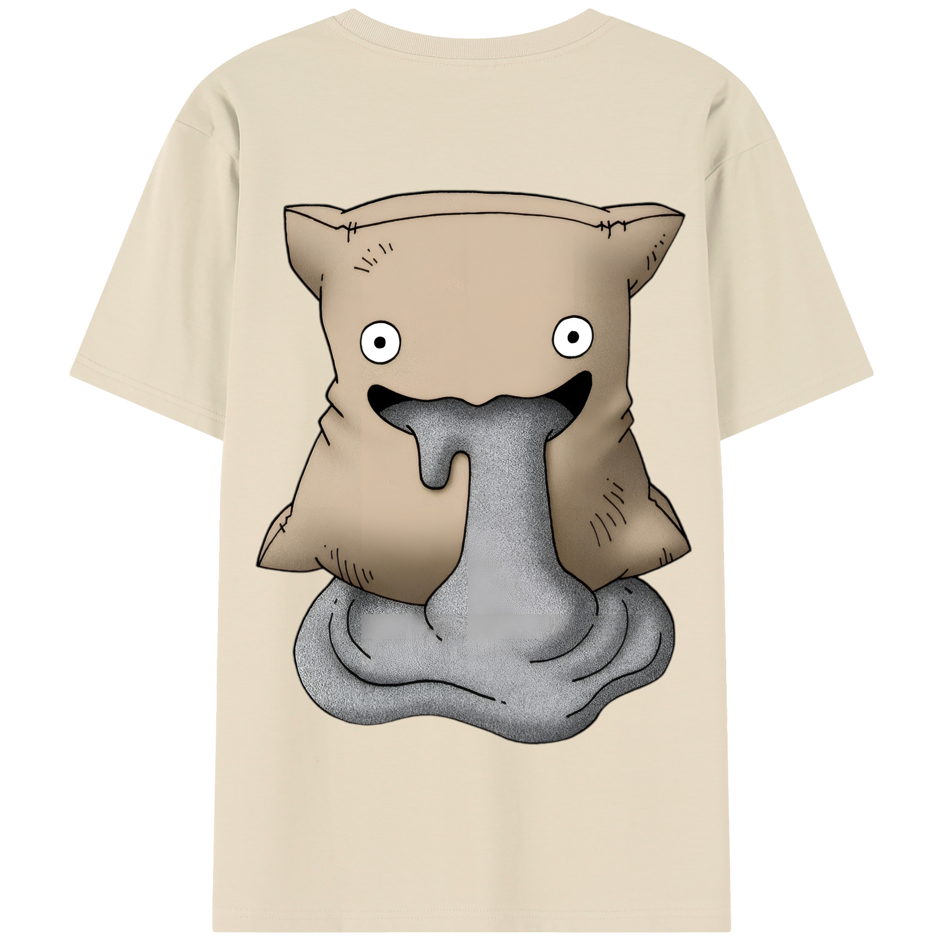 （画像用） ドラゴンクエスト Doragon Kuesuto Dragon Quest 綿100％半袖Tシャツ（背面プリント）
