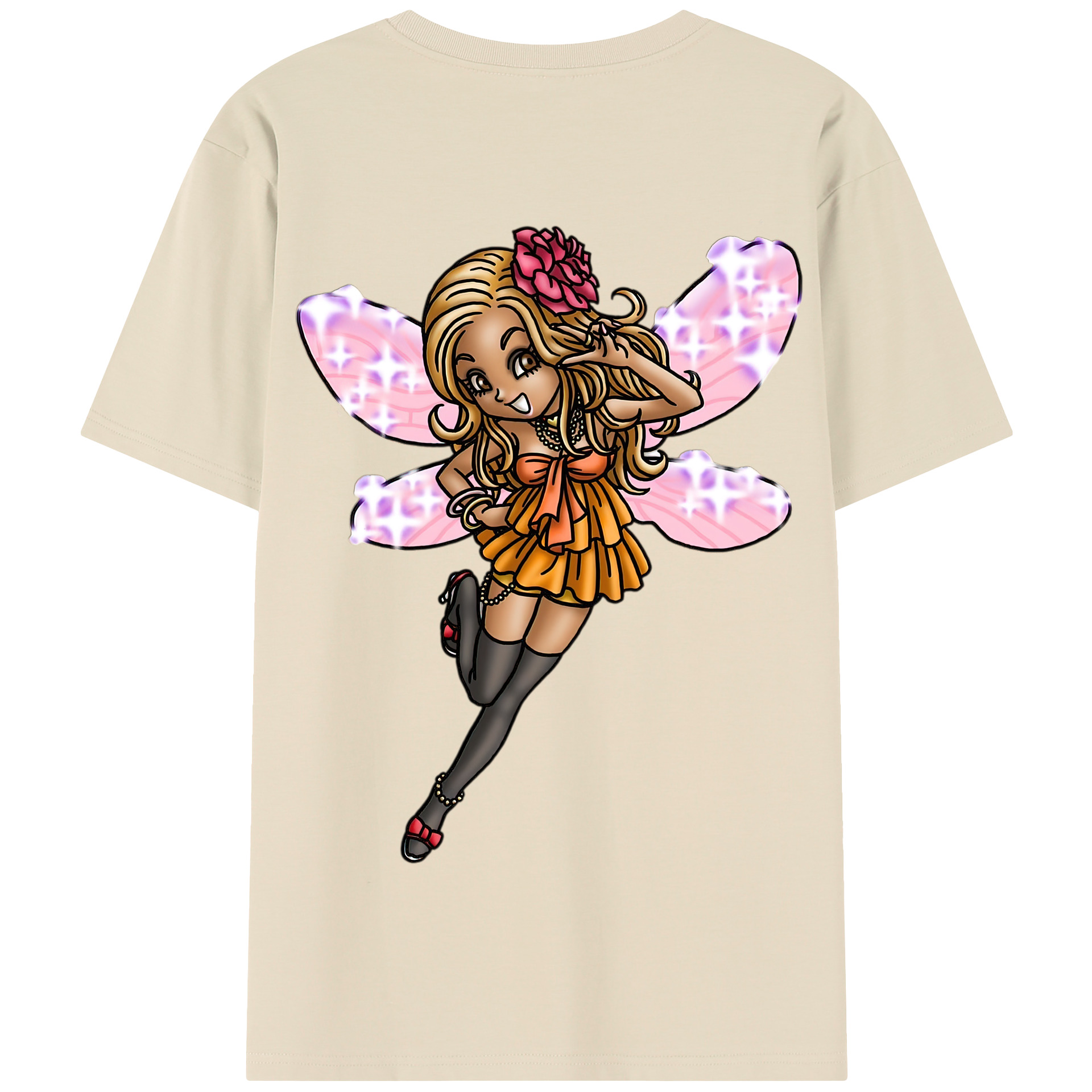 （画像用） ドラゴンクエスト Doragon Kuesuto Dragon Quest 綿100％半袖Tシャツ（背面プリント）