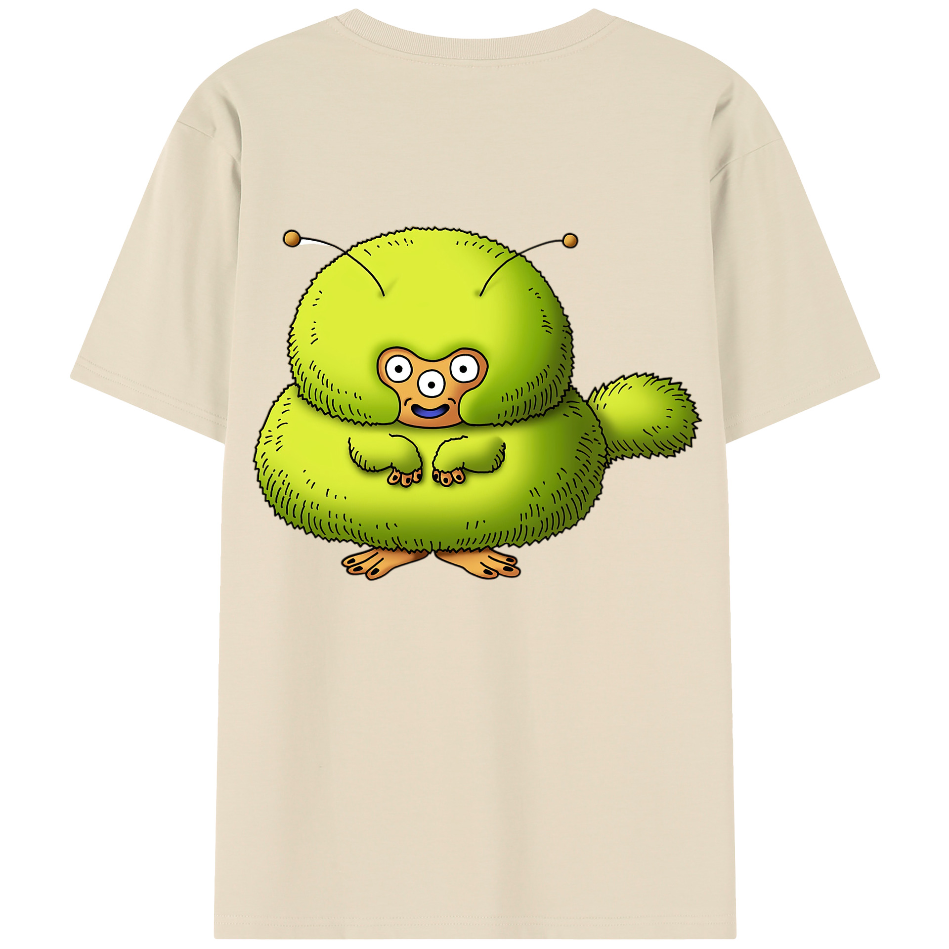 （画像用） ドラゴンクエスト Doragon Kuesuto Dragon Quest 綿100％半袖Tシャツ（背面プリント）