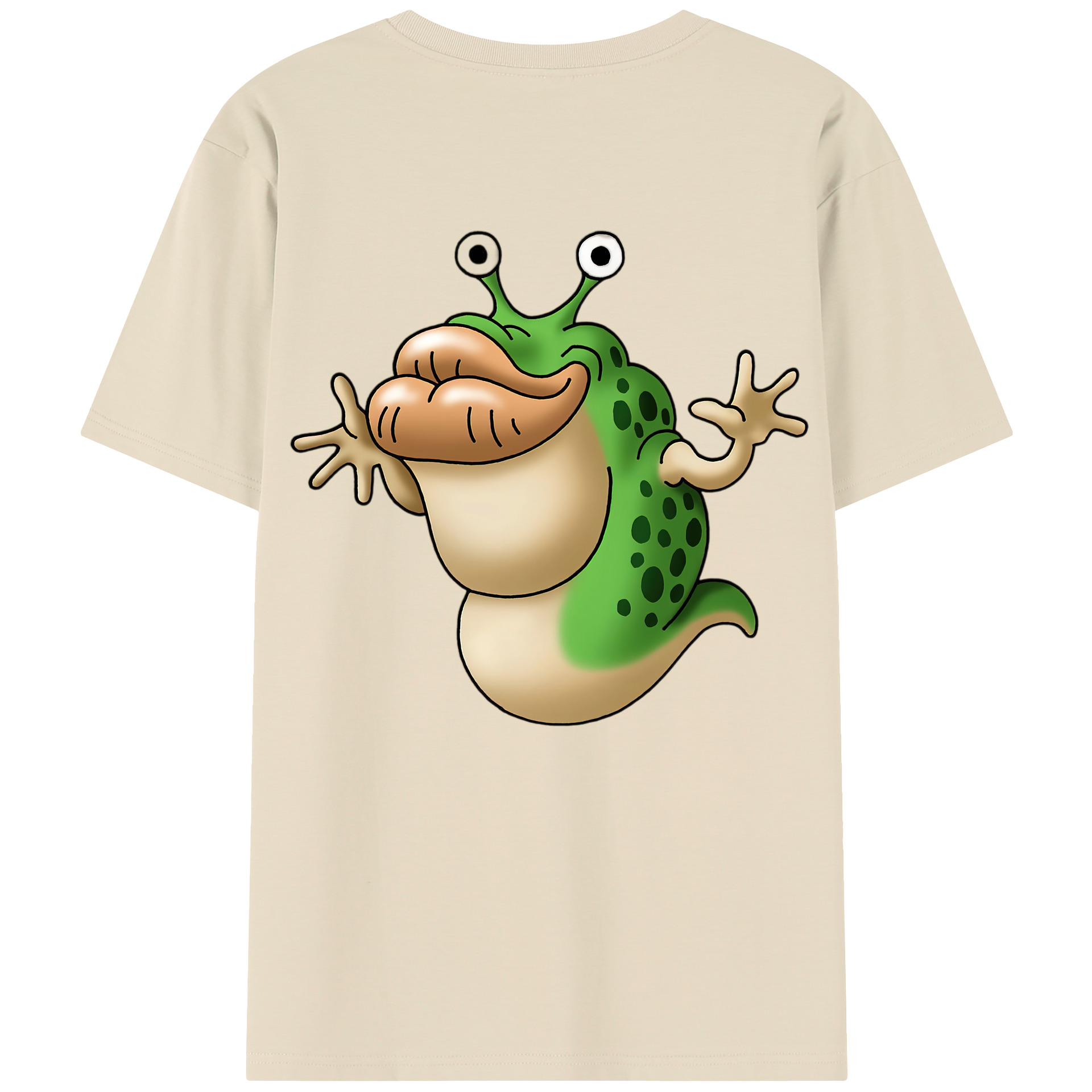（画像用） ドラゴンクエスト Doragon Kuesuto Dragon Quest 綿100％半袖Tシャツ（背面プリント）