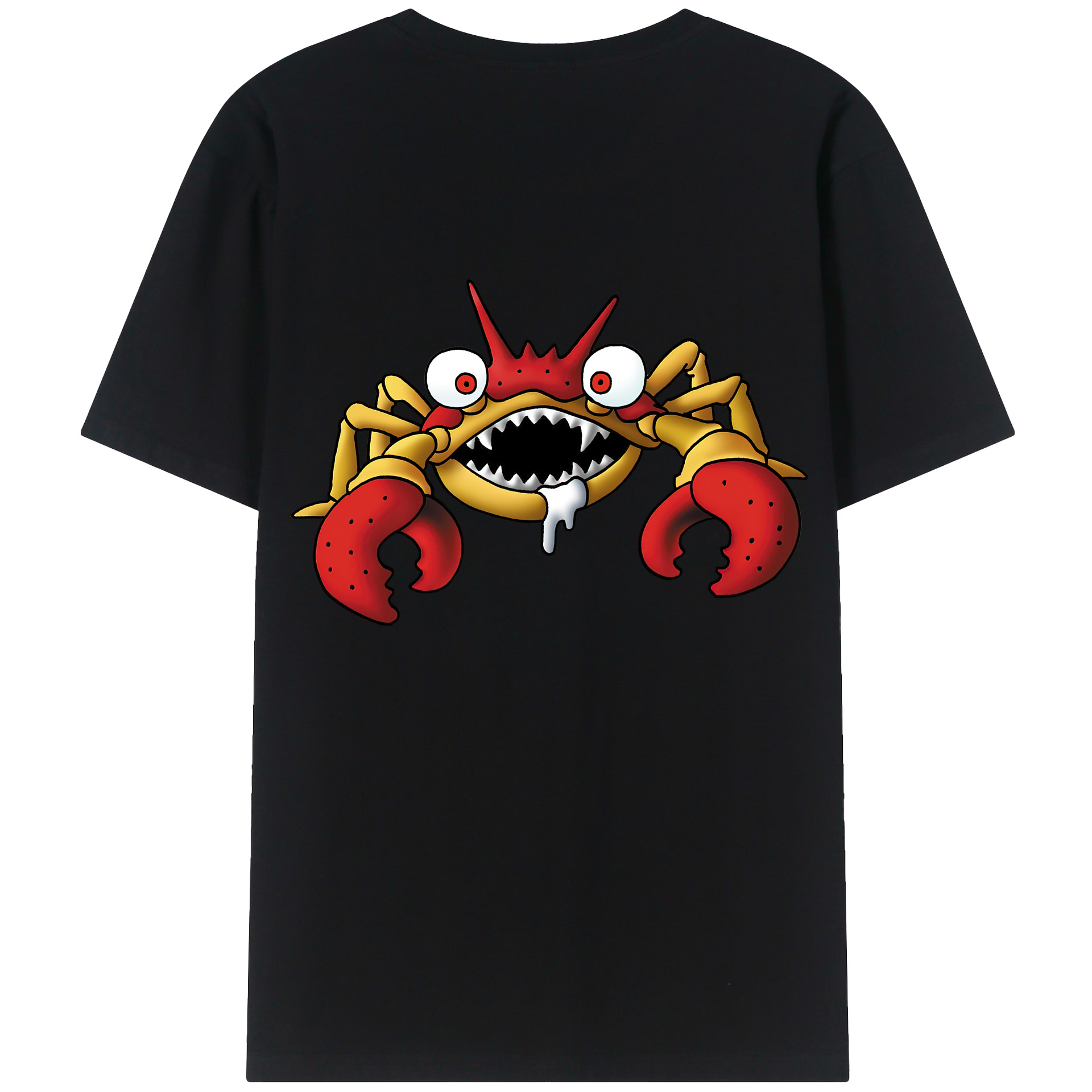 （画像用） ドラゴンクエスト Doragon Kuesuto Dragon Quest 綿100％半袖Tシャツ（背面プリント）