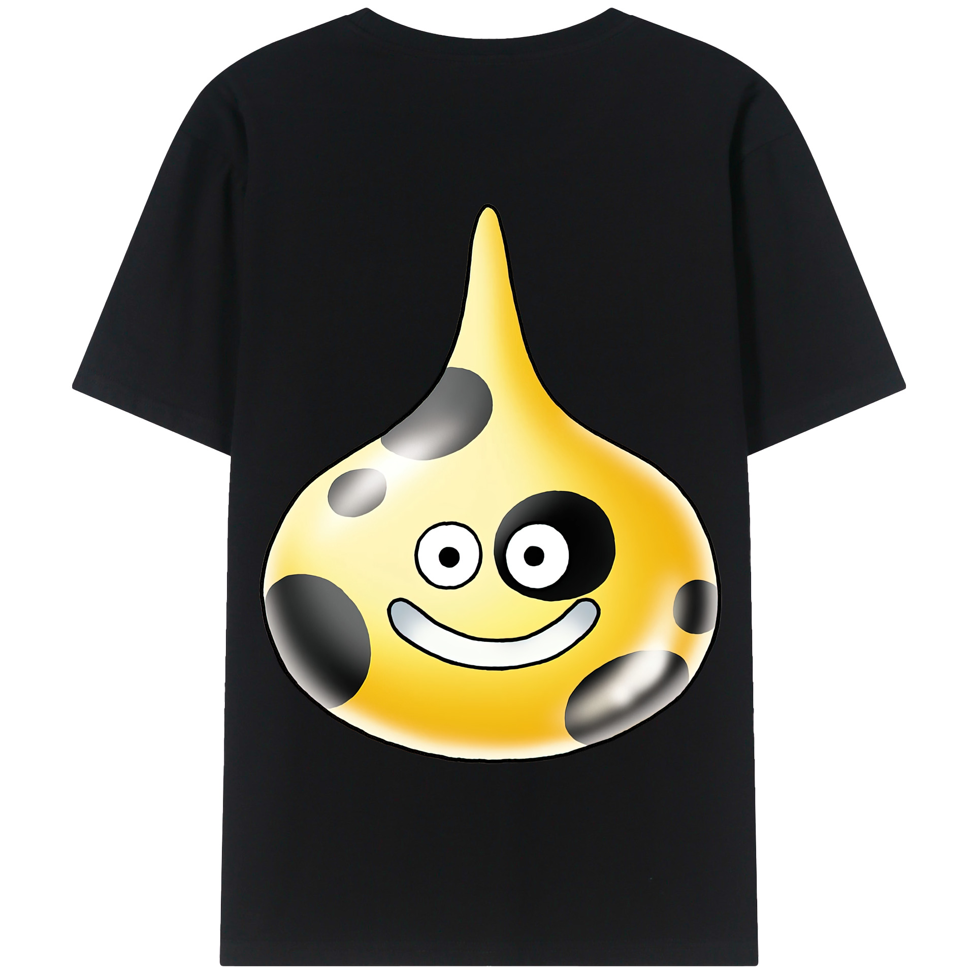 （画像用） ドラゴンクエスト Doragon Kuesuto Dragon Quest 綿100％半袖Tシャツ（背面プリント）