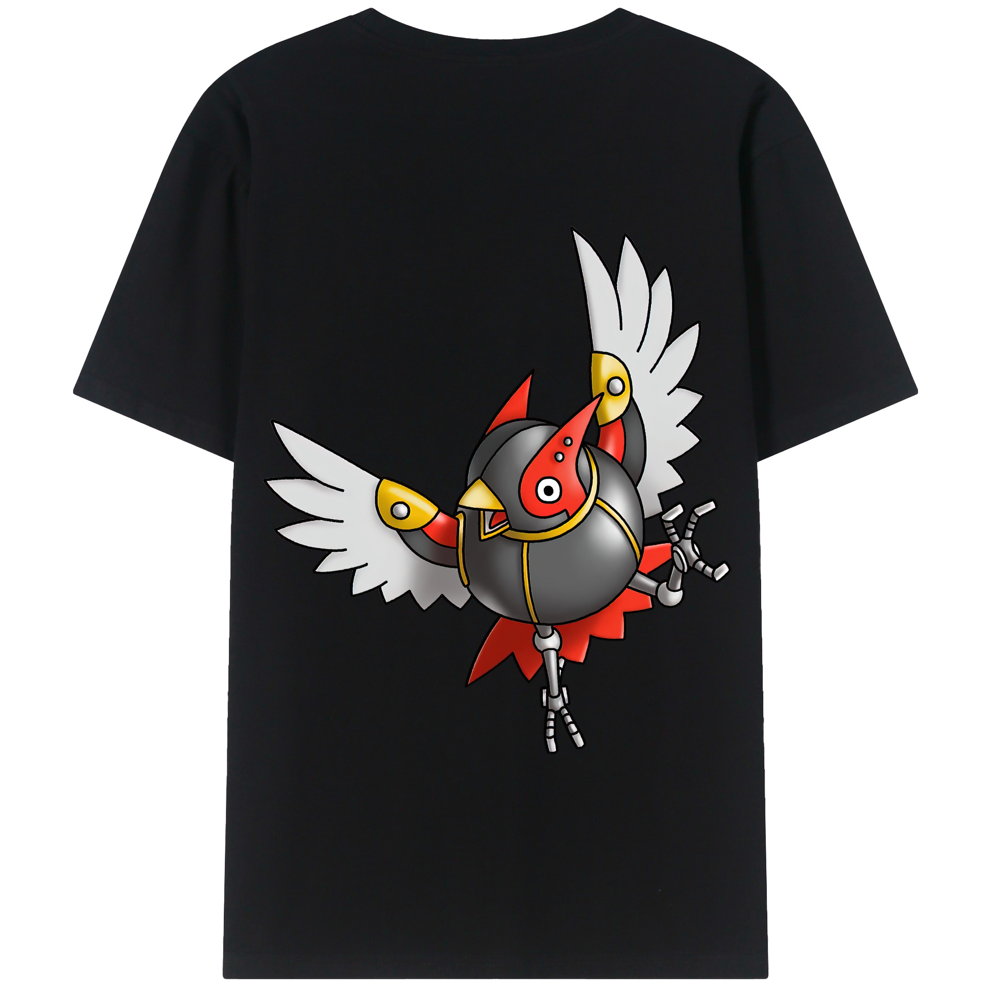 （画像用） ドラゴンクエスト Doragon Kuesuto Dragon Quest 綿100％半袖Tシャツ（背面プリント）