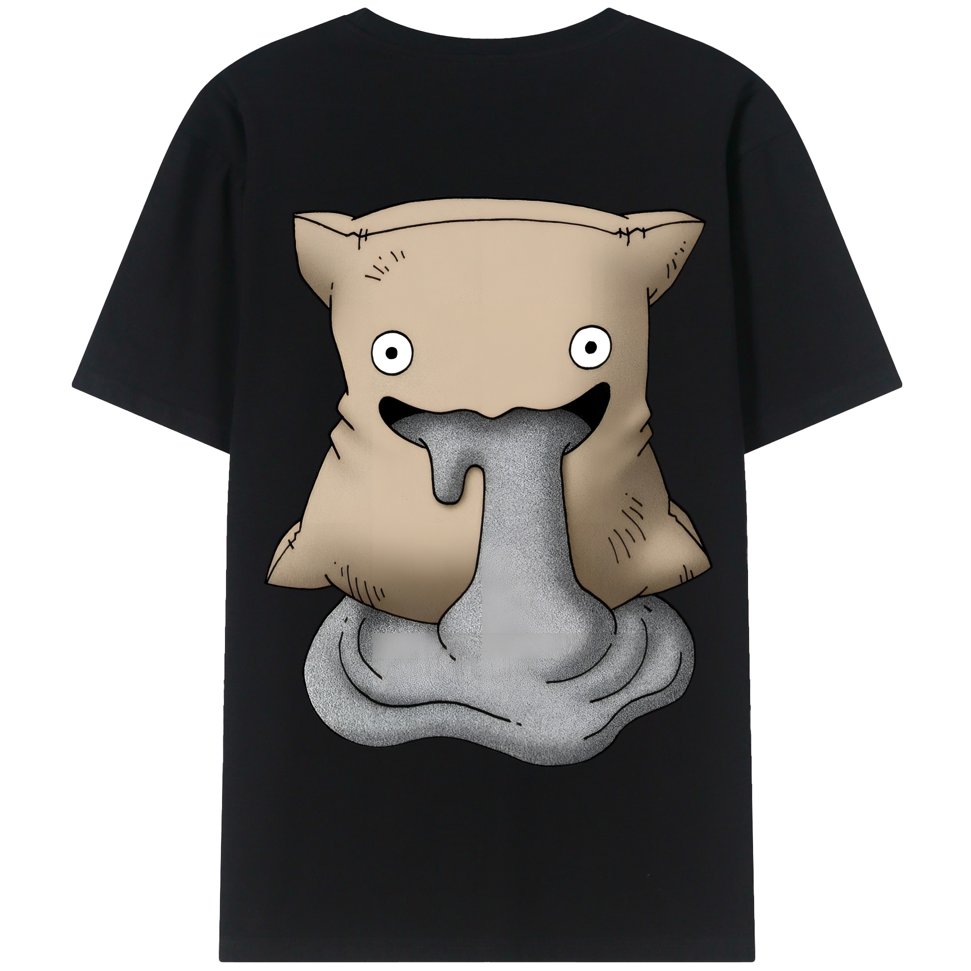 （画像用） ドラゴンクエスト Doragon Kuesuto Dragon Quest 綿100％半袖Tシャツ（背面プリント）
