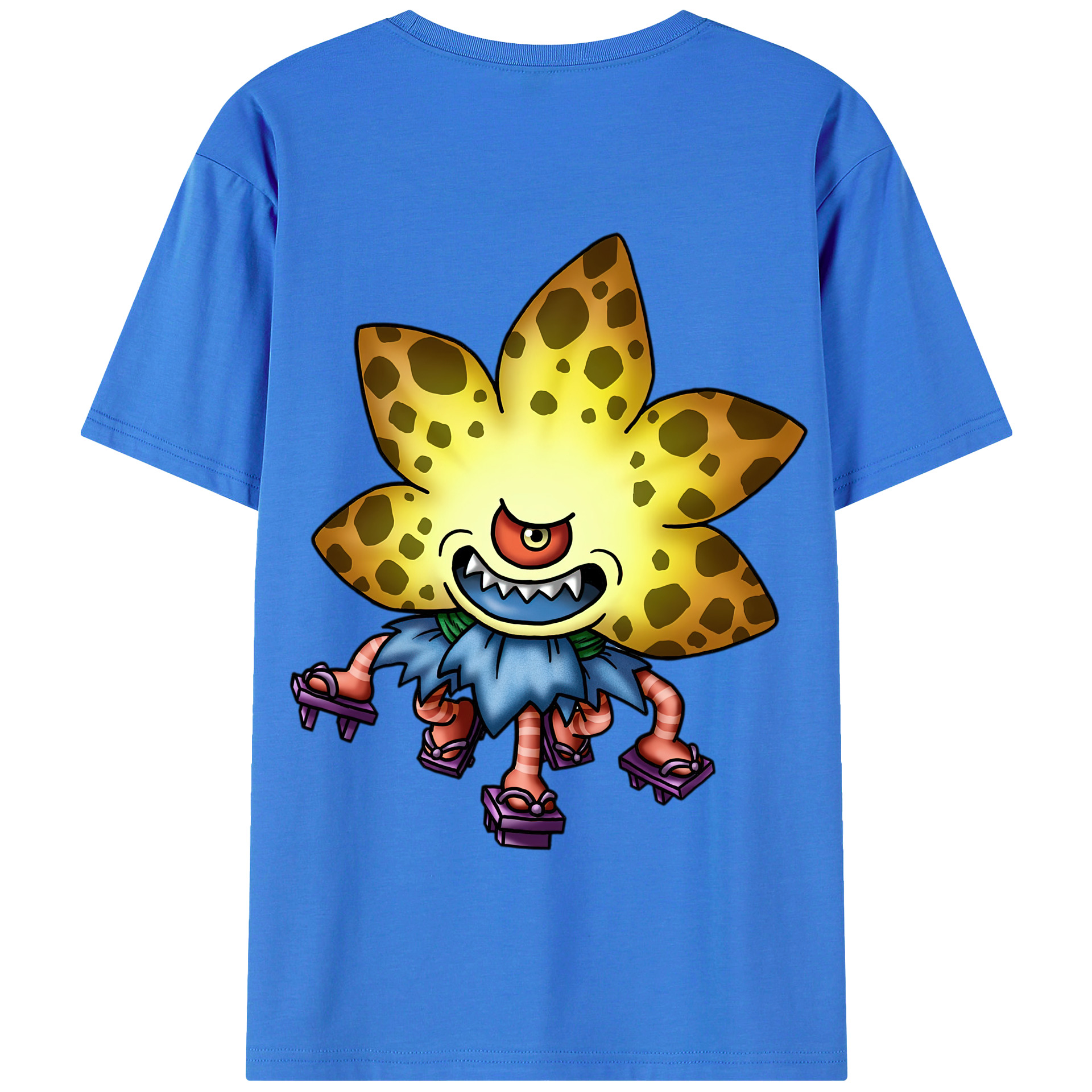 （画像用） ドラゴンクエスト Doragon Kuesuto Dragon Quest 綿100％半袖Tシャツ（背面プリント）
