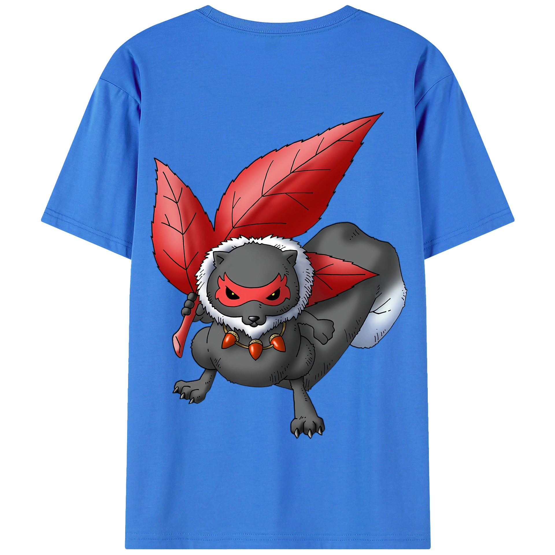 （画像用） ドラゴンクエスト Doragon Kuesuto Dragon Quest 綿100％半袖Tシャツ（背面プリント）