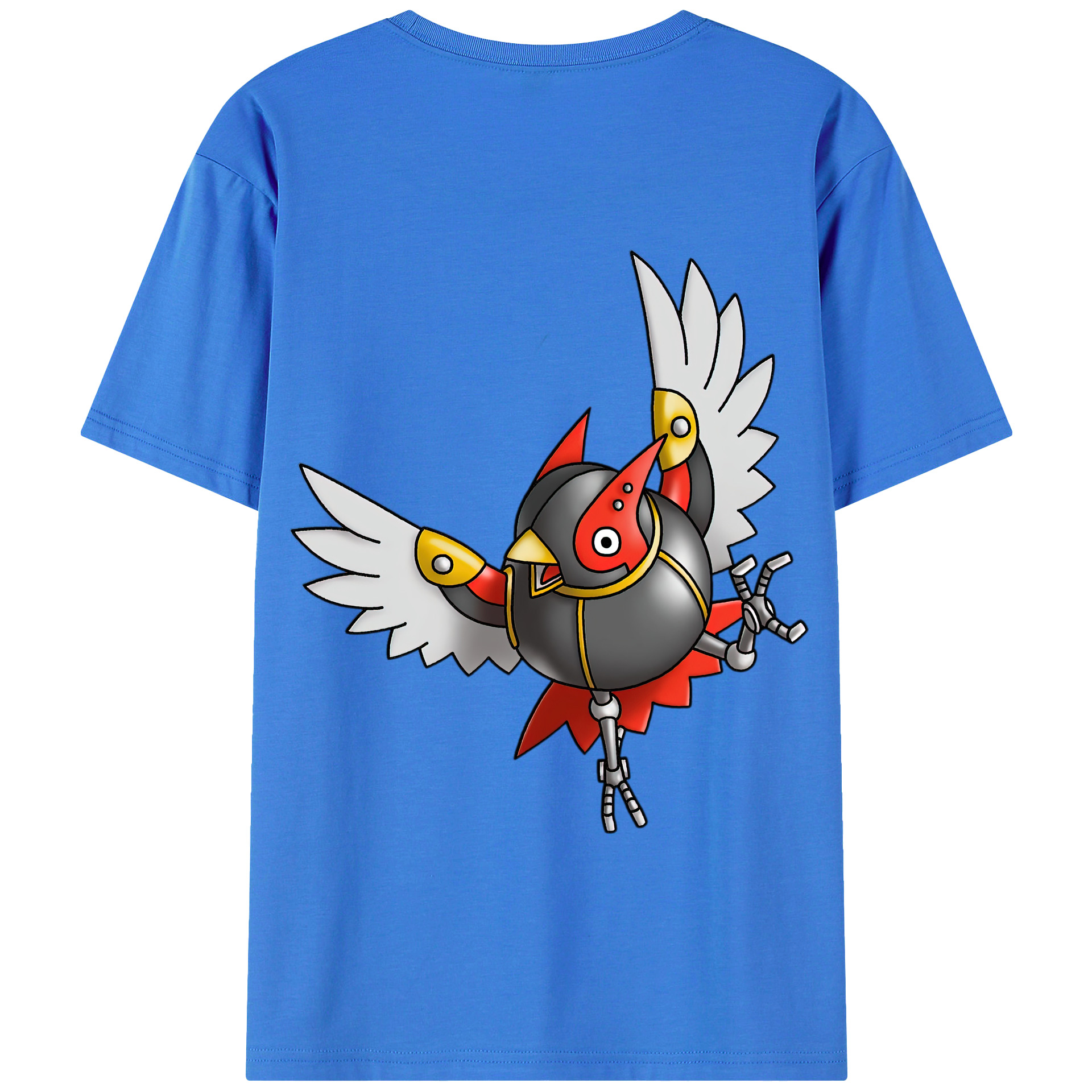 （画像用） ドラゴンクエスト Doragon Kuesuto Dragon Quest 綿100％半袖Tシャツ（背面プリント）