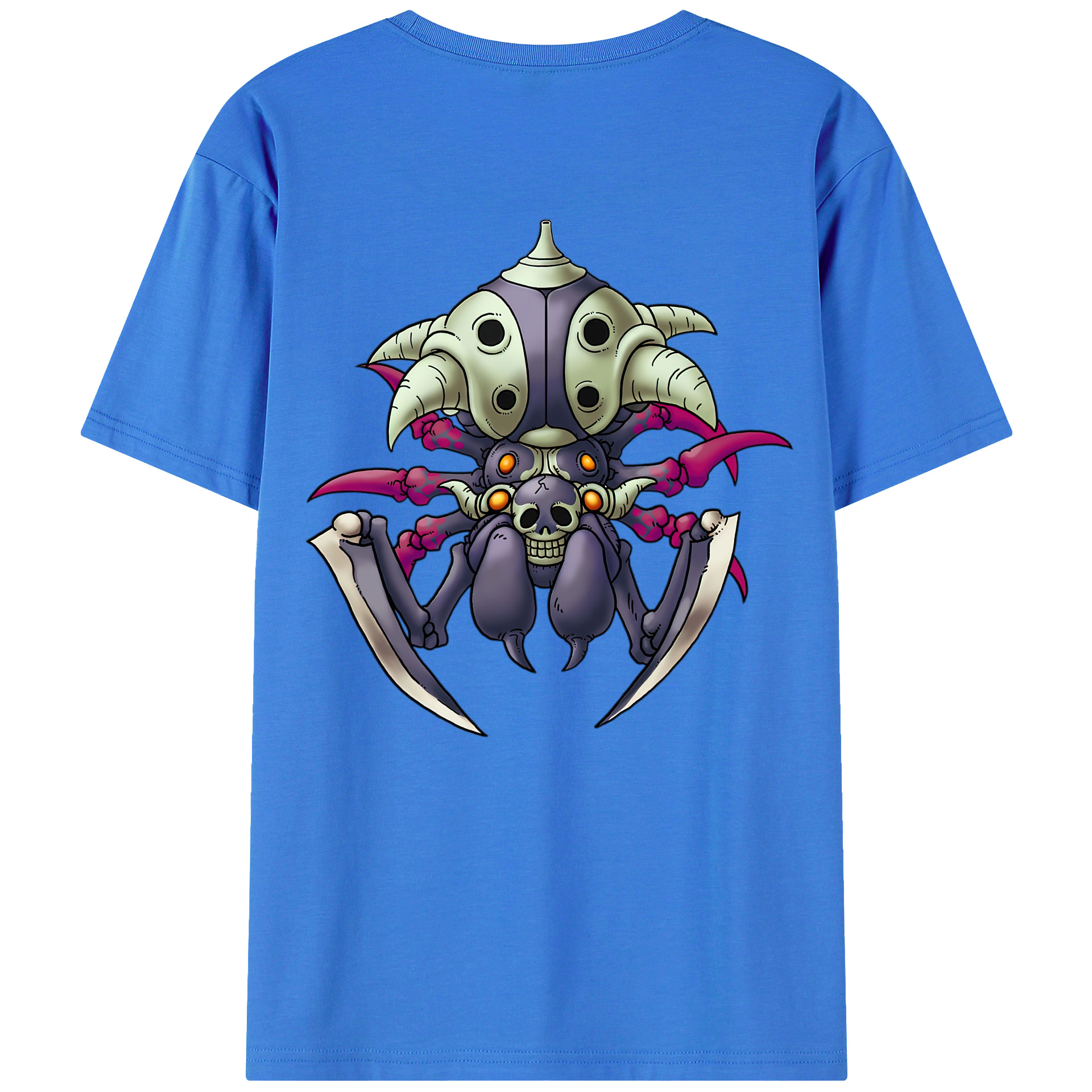 （画像用） ドラゴンクエスト Doragon Kuesuto Dragon Quest 綿100％半袖Tシャツ（背面プリント）