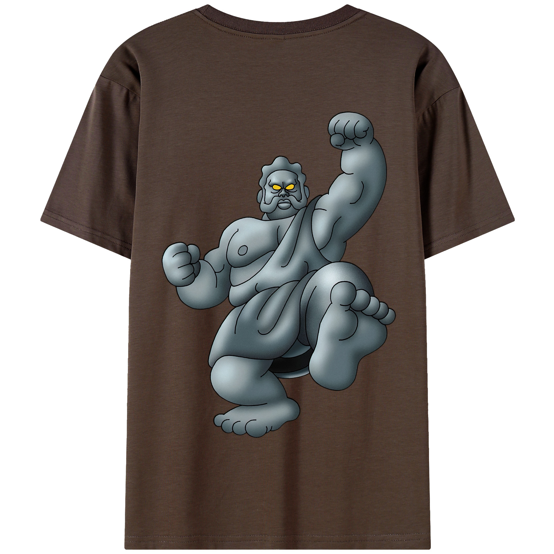 （画像用） ドラゴンクエスト Doragon Kuesuto Dragon Quest 綿100％半袖Tシャツ（背面プリント）