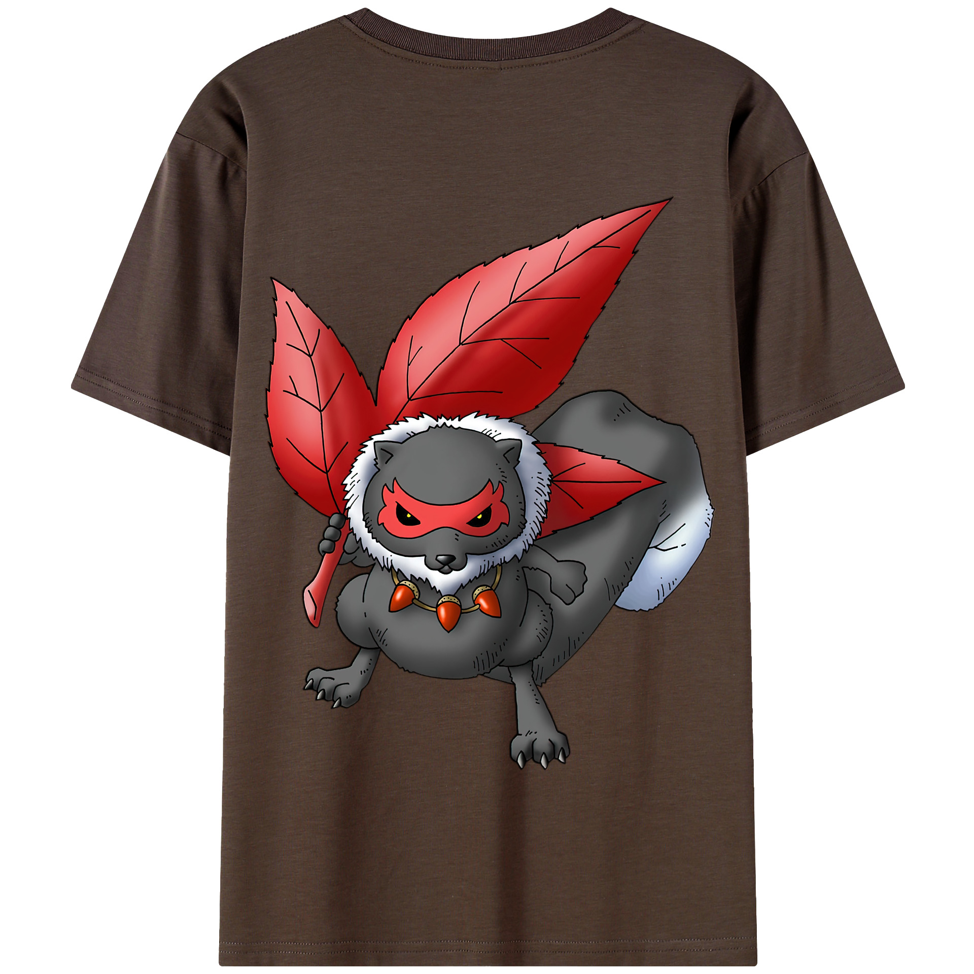 （画像用） ドラゴンクエスト Doragon Kuesuto Dragon Quest 綿100％半袖Tシャツ（背面プリント）