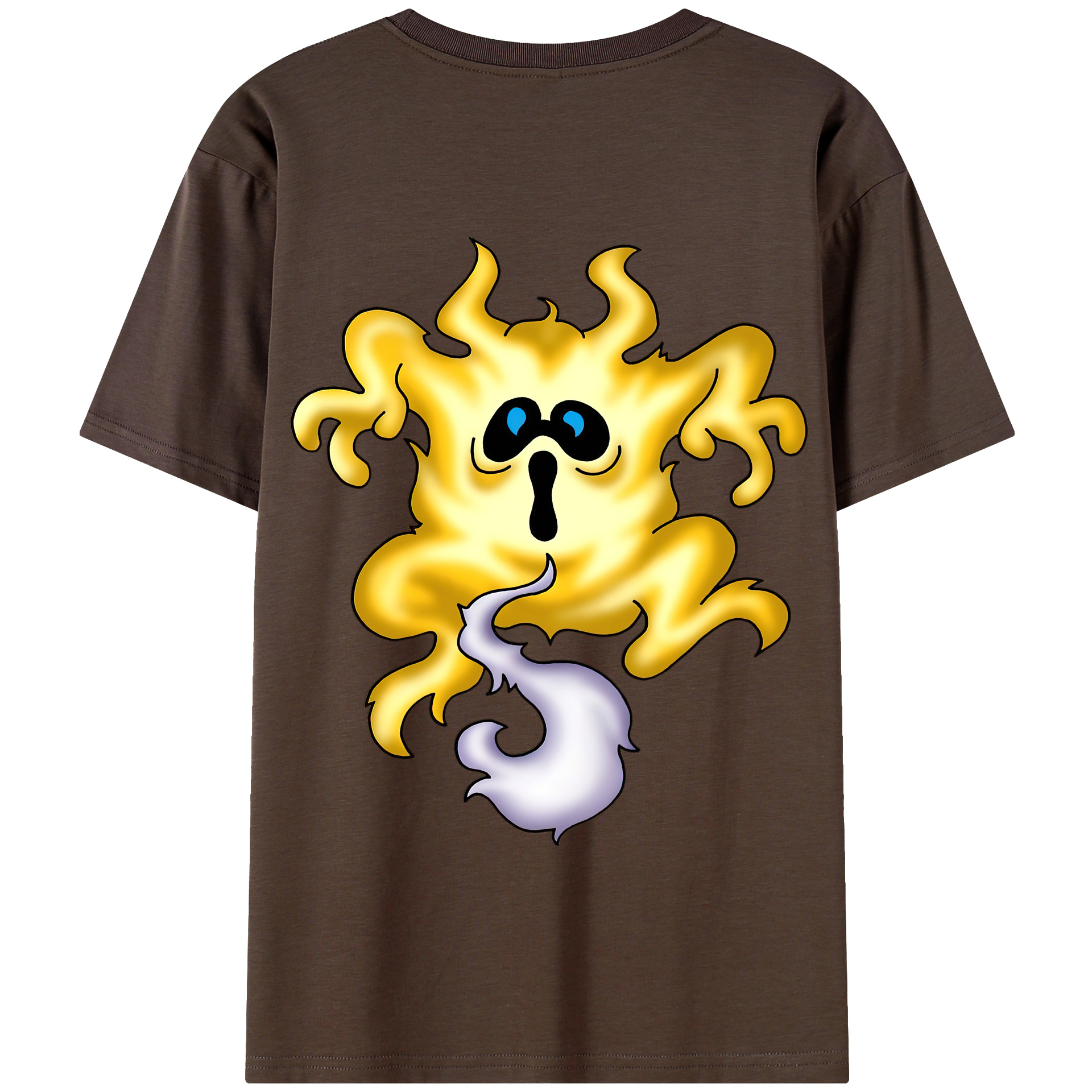 （画像用） ドラゴンクエスト Doragon Kuesuto Dragon Quest 綿100％半袖Tシャツ（背面プリント）