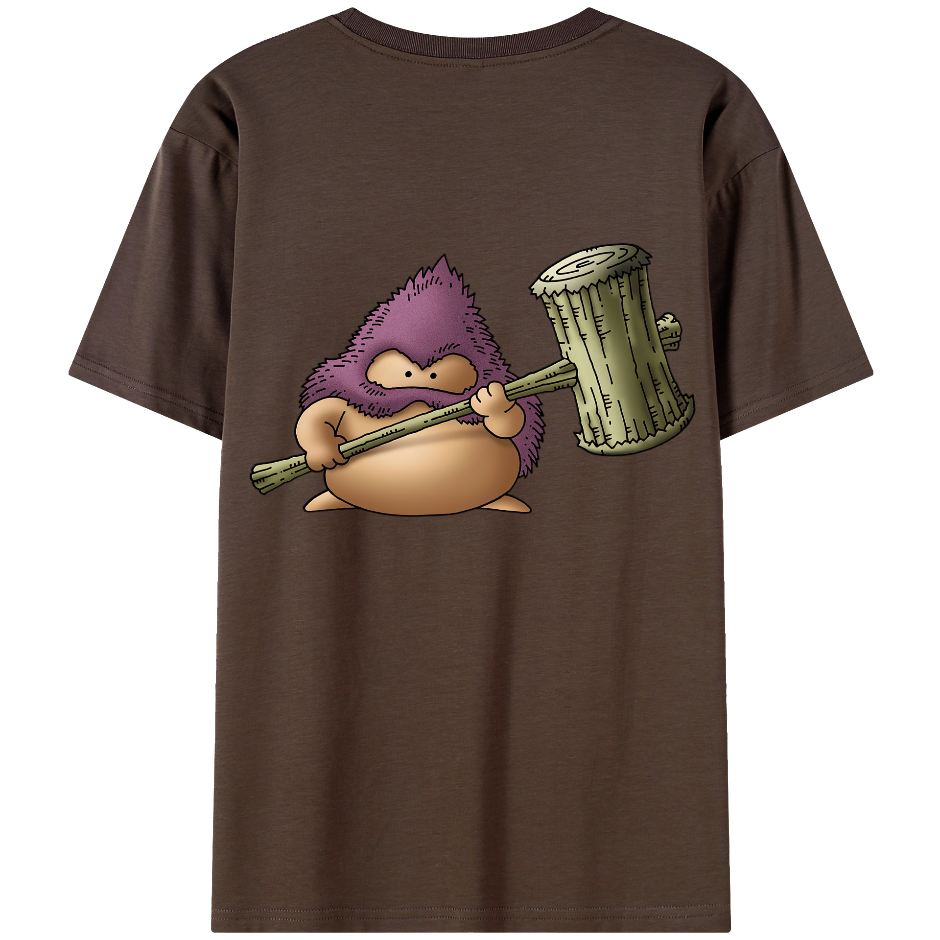 （画像用） ドラゴンクエスト Doragon Kuesuto Dragon Quest 綿100％半袖Tシャツ（背面プリント）