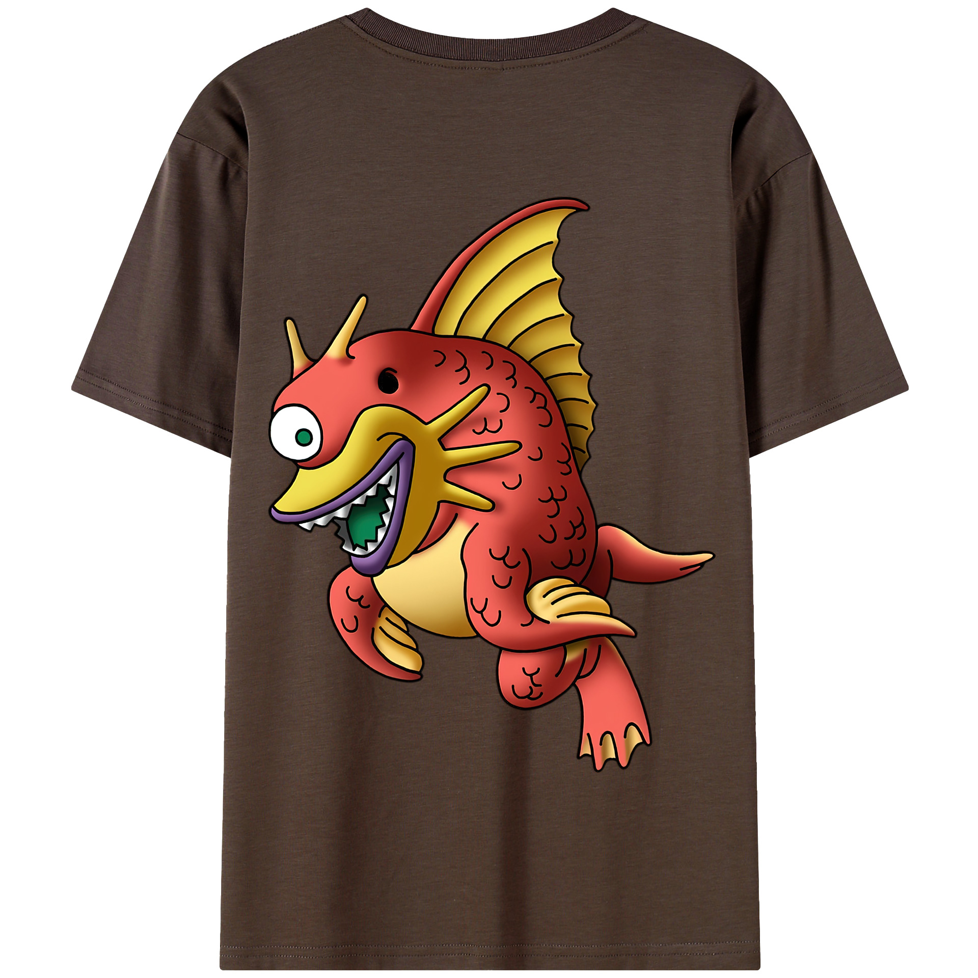 （画像用） ドラゴンクエスト Doragon Kuesuto Dragon Quest 綿100％半袖Tシャツ（背面プリント）