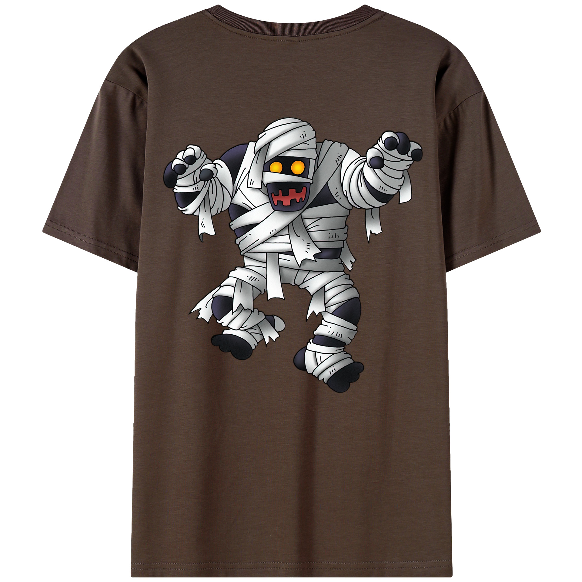 （画像用） ドラゴンクエスト Doragon Kuesuto Dragon Quest 綿100％半袖Tシャツ（背面プリント）
