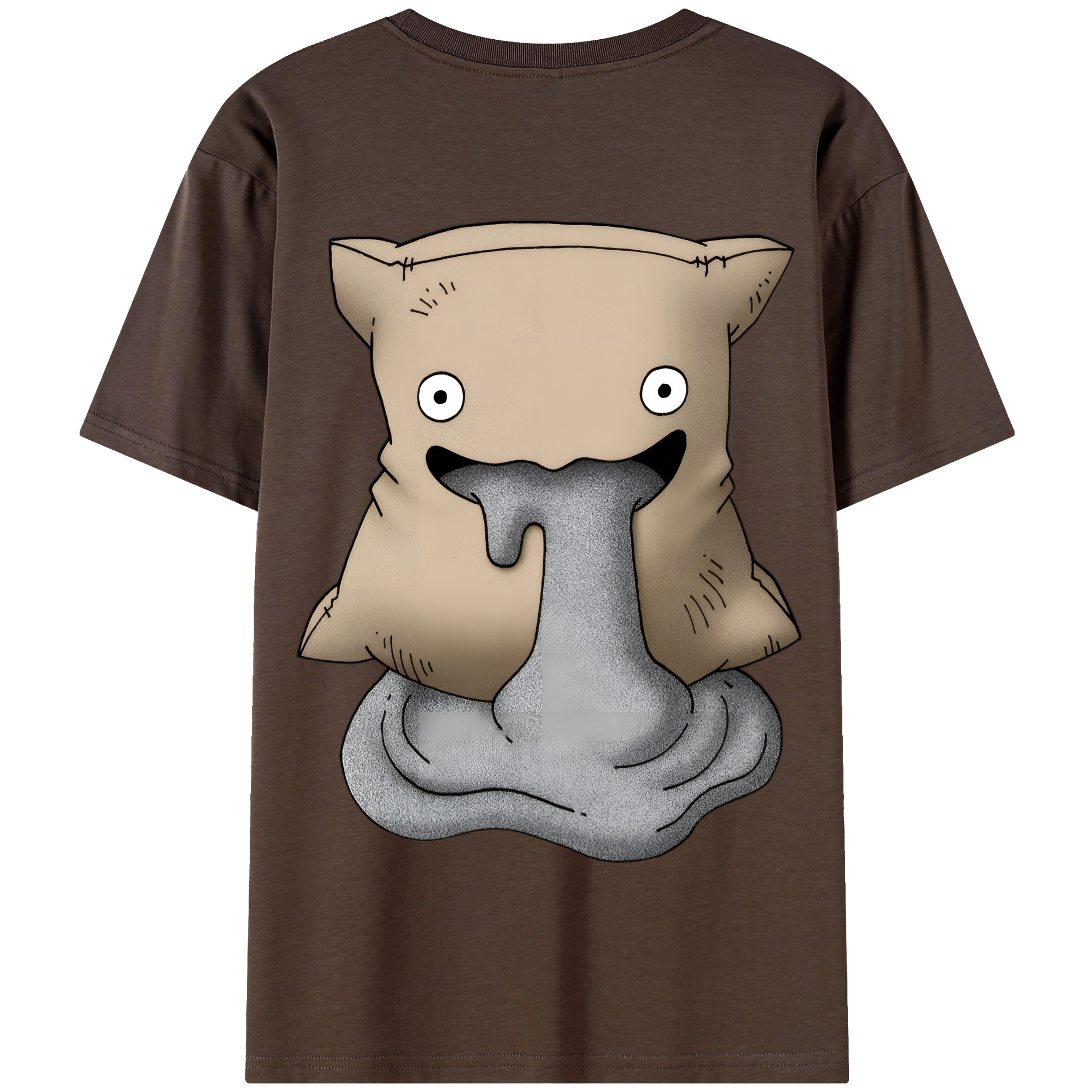 （画像用） ドラゴンクエスト Doragon Kuesuto Dragon Quest 綿100％半袖Tシャツ（背面プリント）