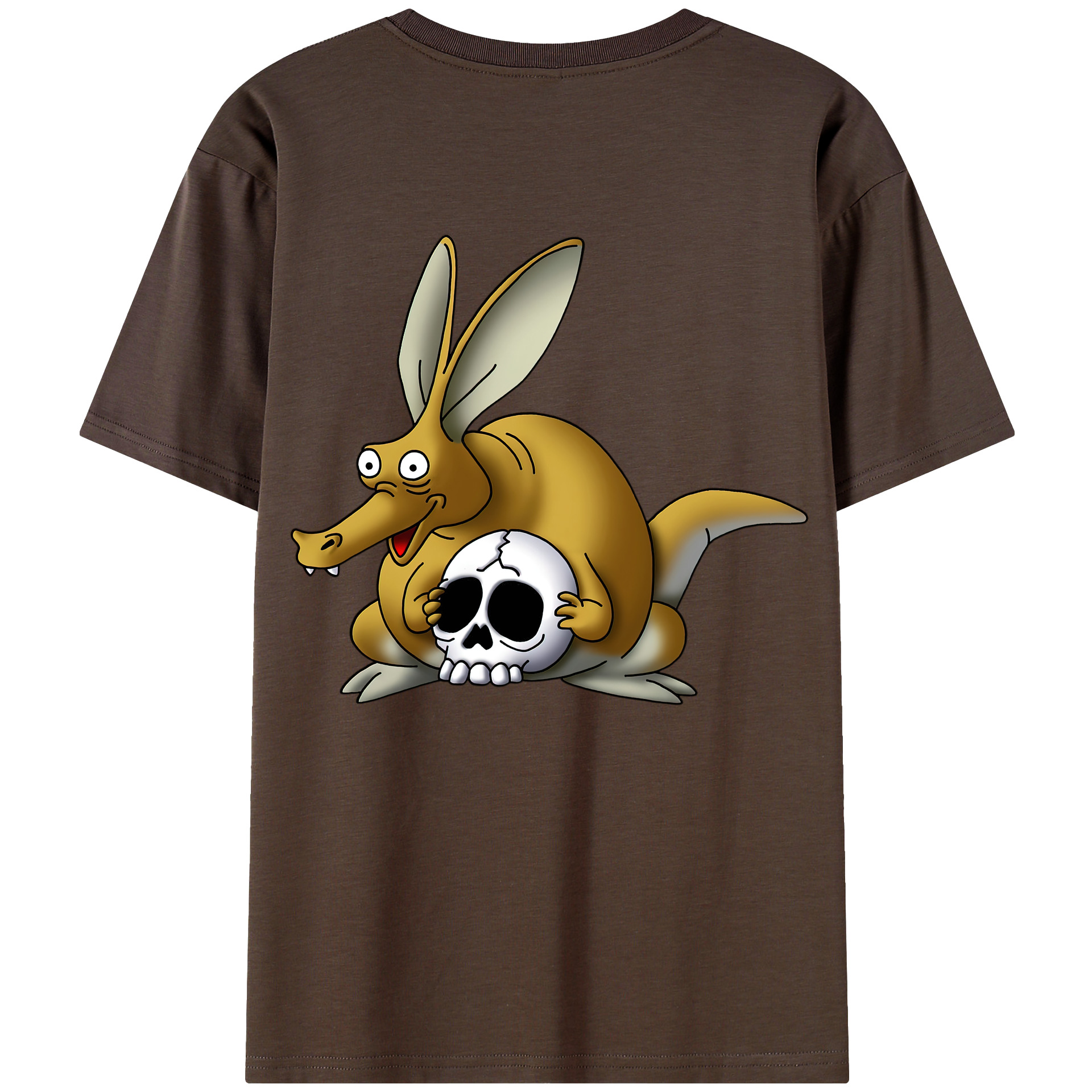 （画像用） ドラゴンクエスト Doragon Kuesuto Dragon Quest 綿100％半袖Tシャツ（背面プリント）