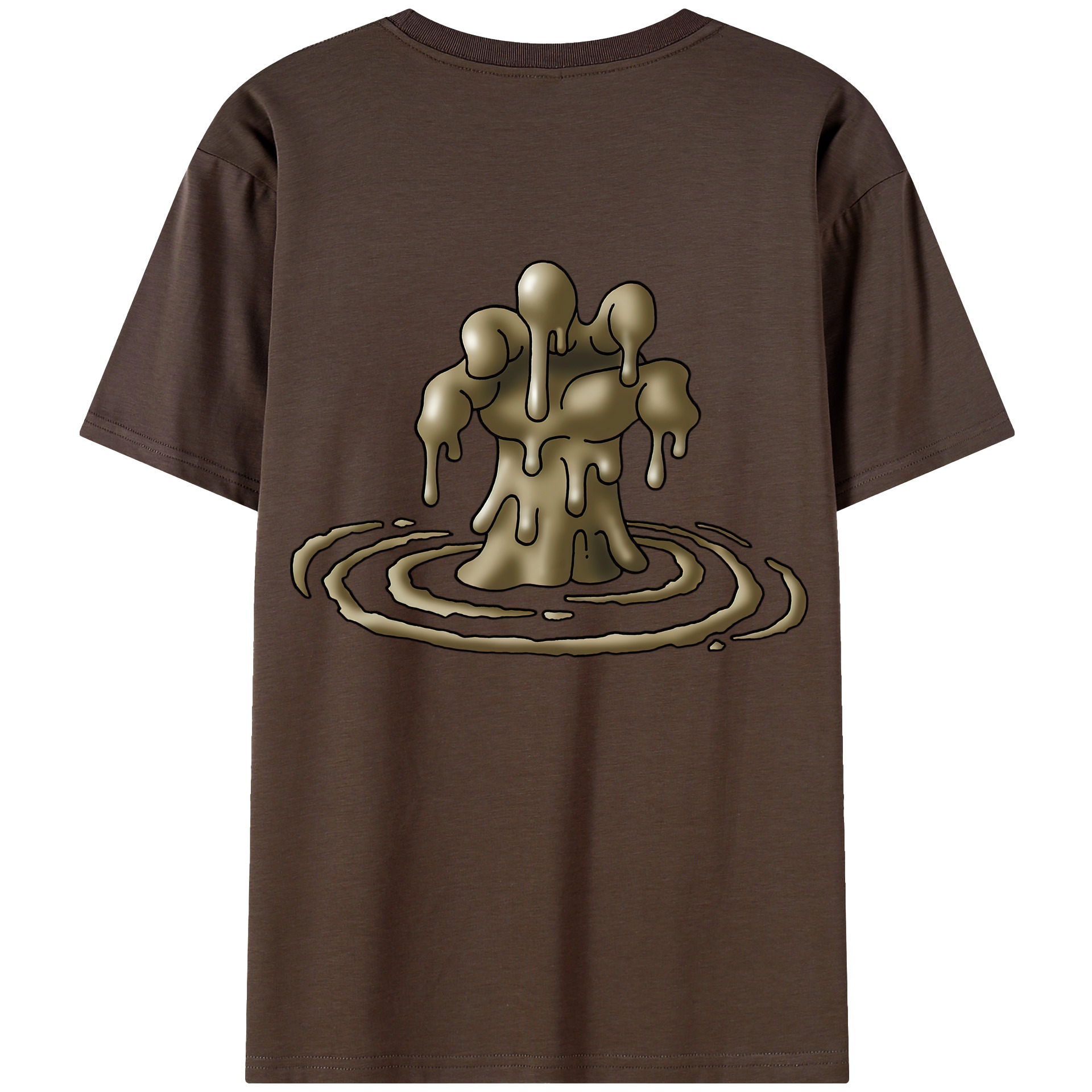 （画像用） ドラゴンクエスト Doragon Kuesuto Dragon Quest 綿100％半袖Tシャツ（背面プリント）