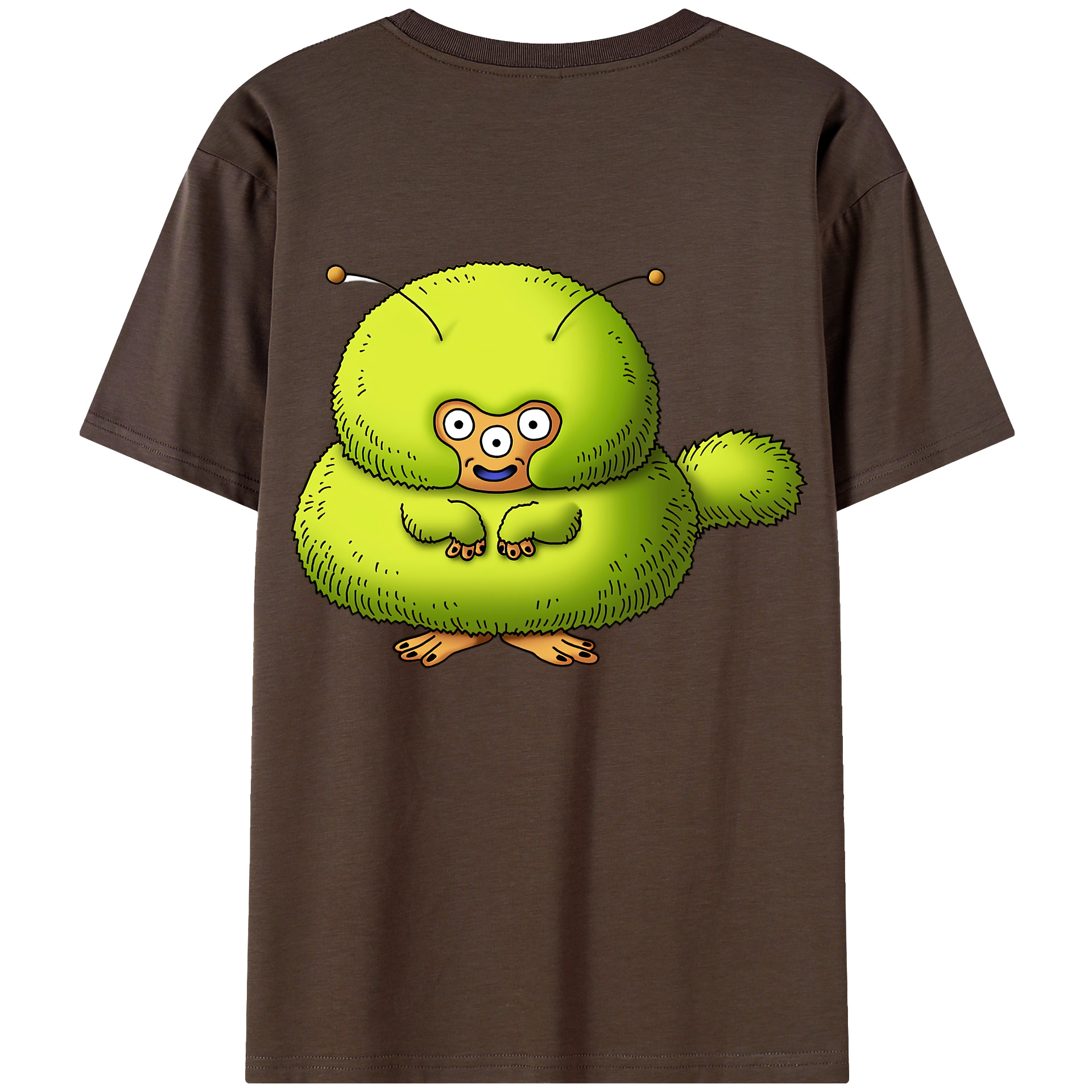 （画像用） ドラゴンクエスト Doragon Kuesuto Dragon Quest 綿100％半袖Tシャツ（背面プリント）