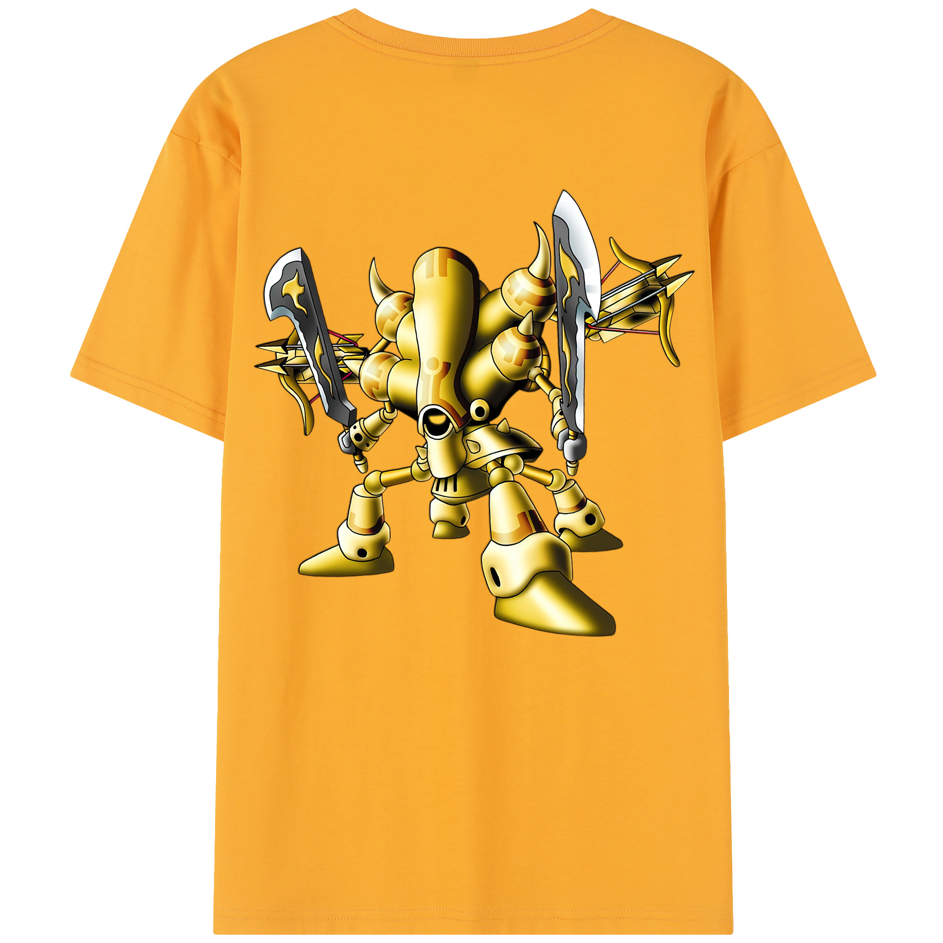 （画像用） ドラゴンクエスト Doragon Kuesuto Dragon Quest 綿100％半袖Tシャツ（背面プリント）