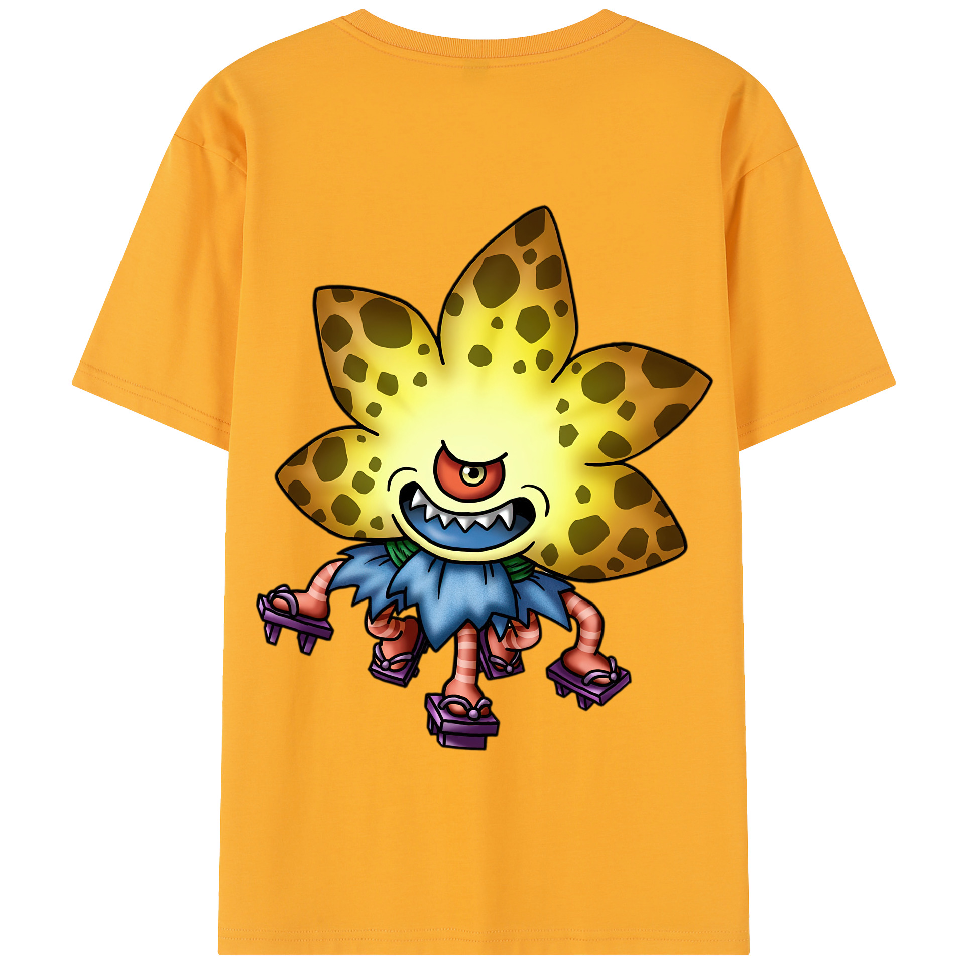 （画像用） ドラゴンクエスト Doragon Kuesuto Dragon Quest 綿100％半袖Tシャツ（背面プリント）