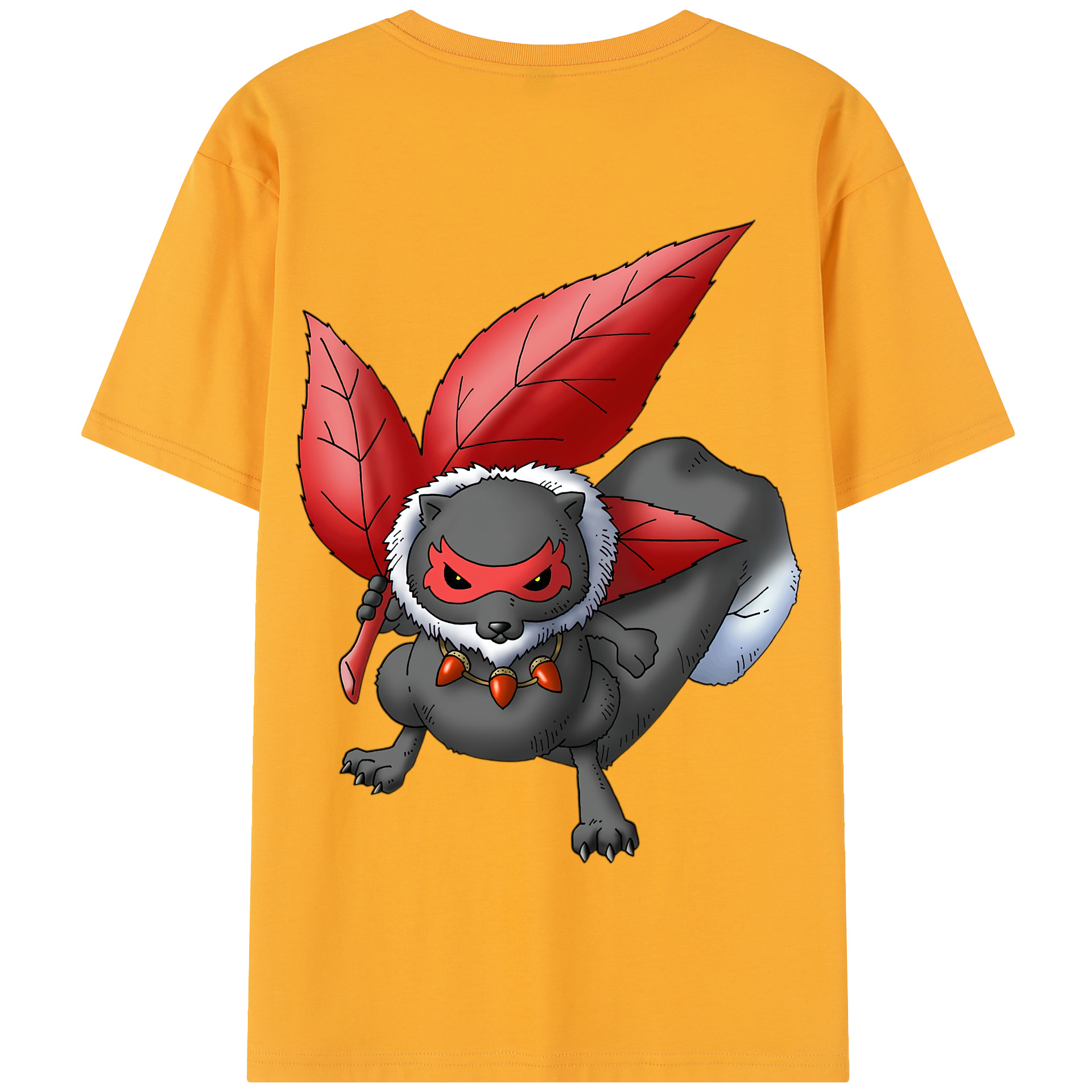 （画像用） ドラゴンクエスト Doragon Kuesuto Dragon Quest 綿100％半袖Tシャツ（背面プリント）