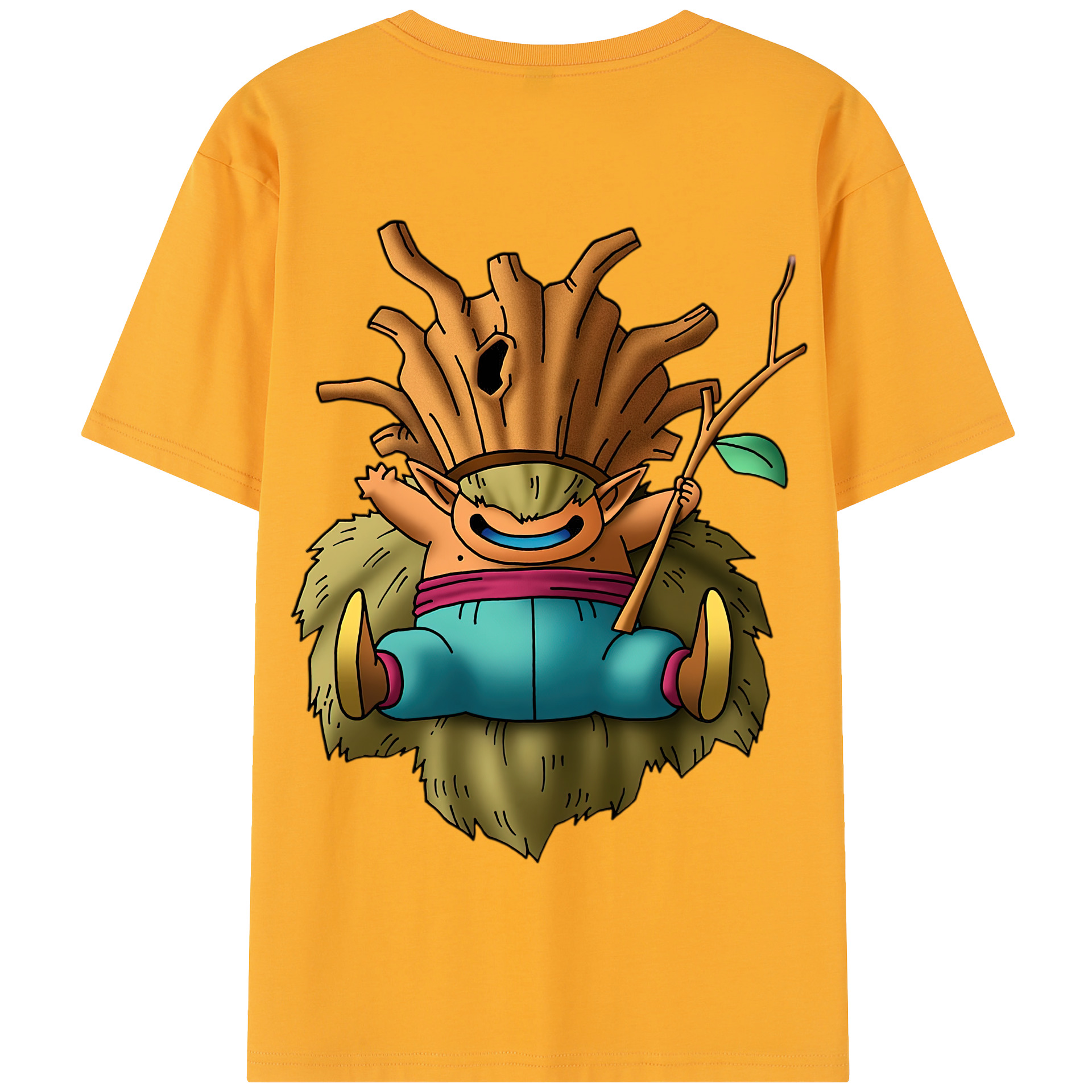 （画像用） ドラゴンクエスト Doragon Kuesuto Dragon Quest 綿100％半袖Tシャツ（背面プリント）