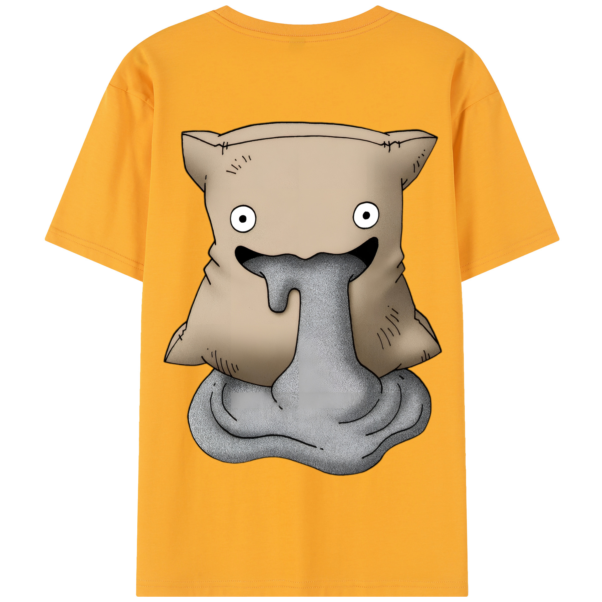 （画像用） ドラゴンクエスト Doragon Kuesuto Dragon Quest 綿100％半袖Tシャツ（背面プリント）