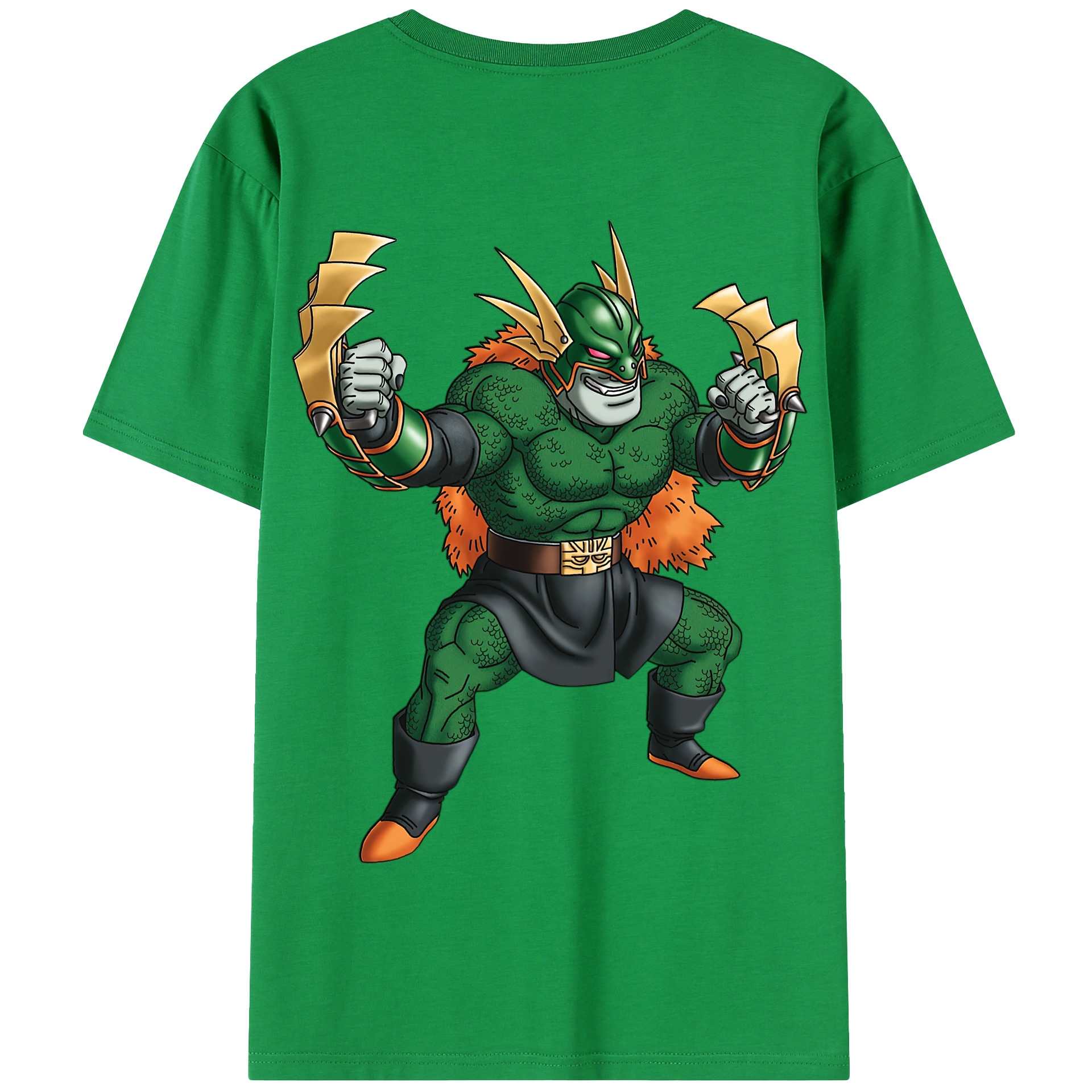 （画像用） ドラゴンクエスト Doragon Kuesuto Dragon Quest 綿100％半袖Tシャツ（背面プリント）