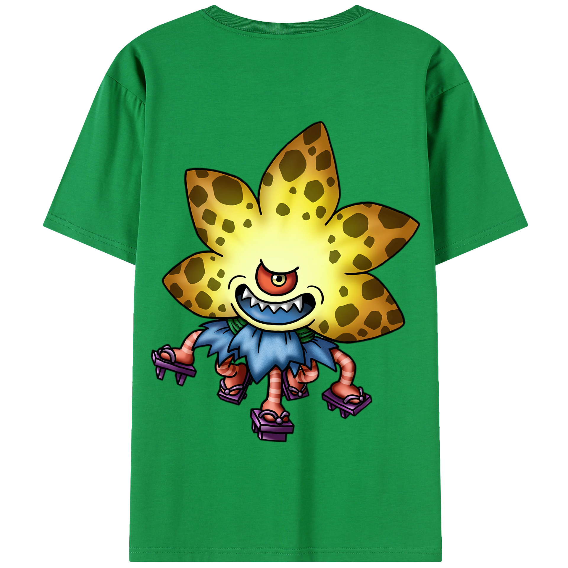 （画像用） ドラゴンクエスト Doragon Kuesuto Dragon Quest 綿100％半袖Tシャツ（背面プリント）