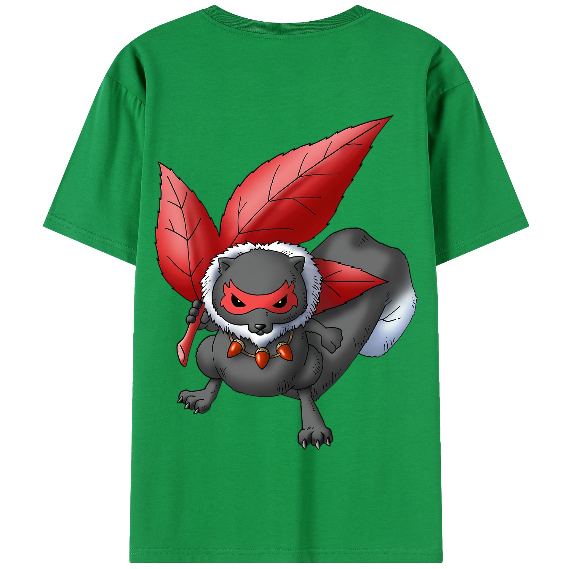 （画像用） ドラゴンクエスト Doragon Kuesuto Dragon Quest 綿100％半袖Tシャツ（背面プリント）