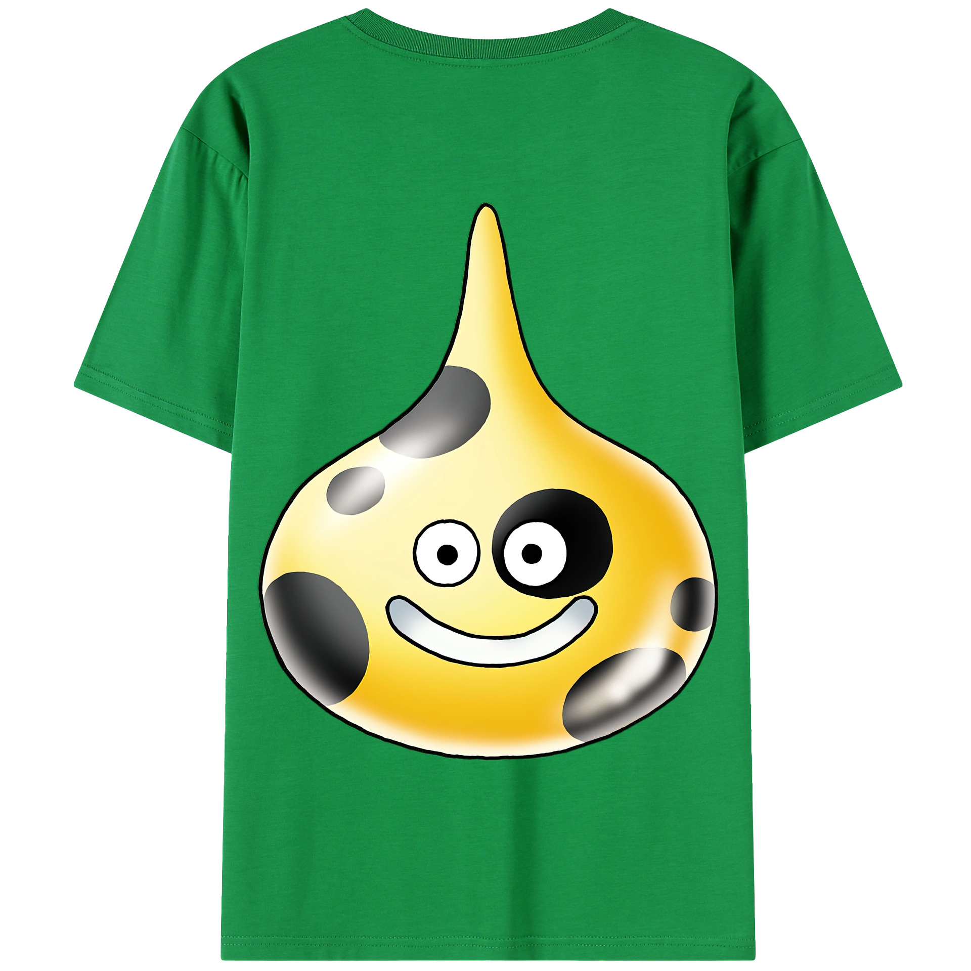 （画像用） ドラゴンクエスト Doragon Kuesuto Dragon Quest 綿100％半袖Tシャツ（背面プリント）
