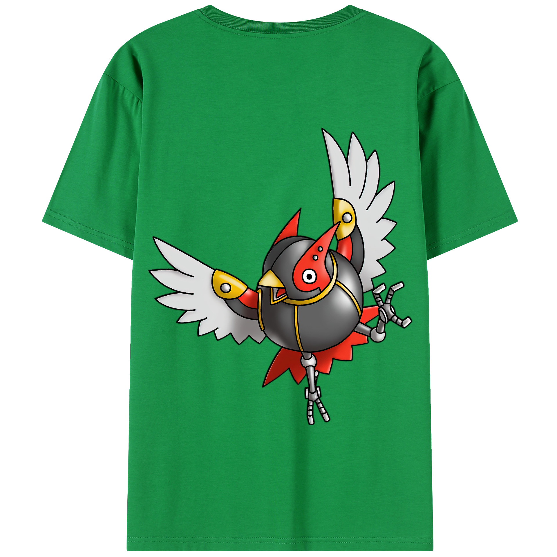 （画像用） ドラゴンクエスト Doragon Kuesuto Dragon Quest 綿100％半袖Tシャツ（背面プリント）