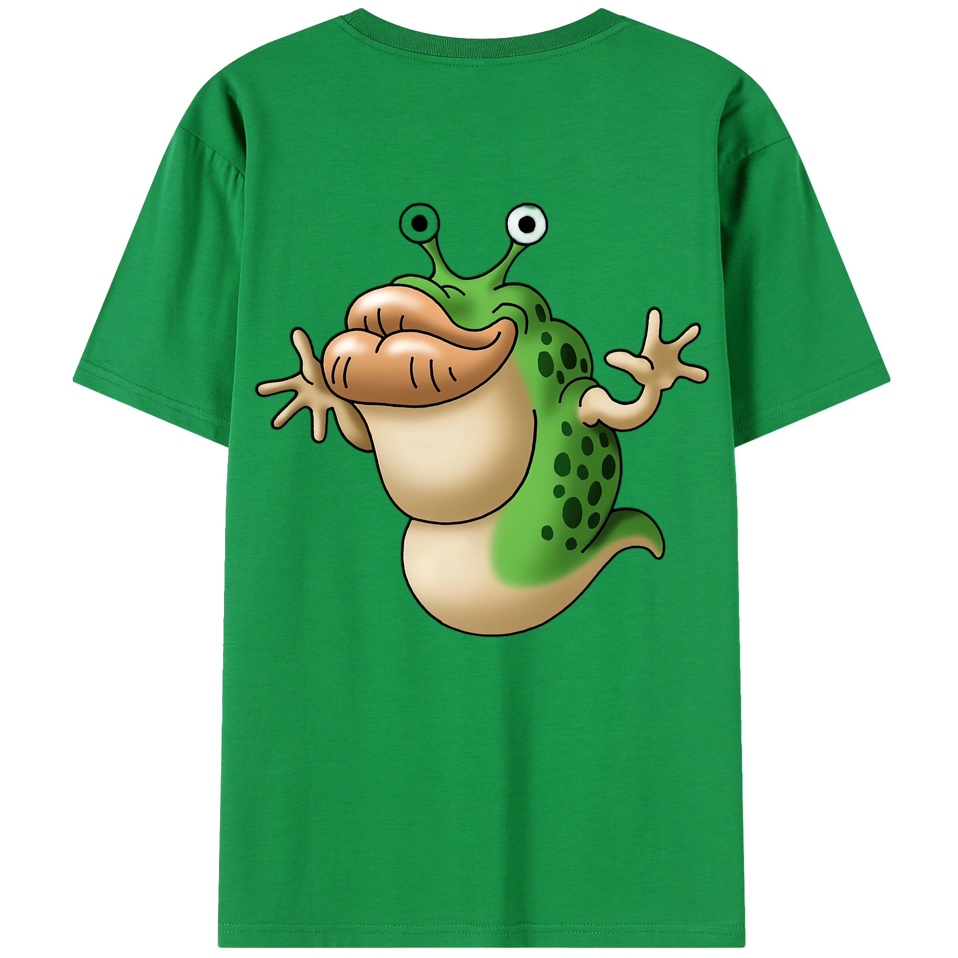 （画像用） ドラゴンクエスト Doragon Kuesuto Dragon Quest 綿100％半袖Tシャツ（背面プリント）