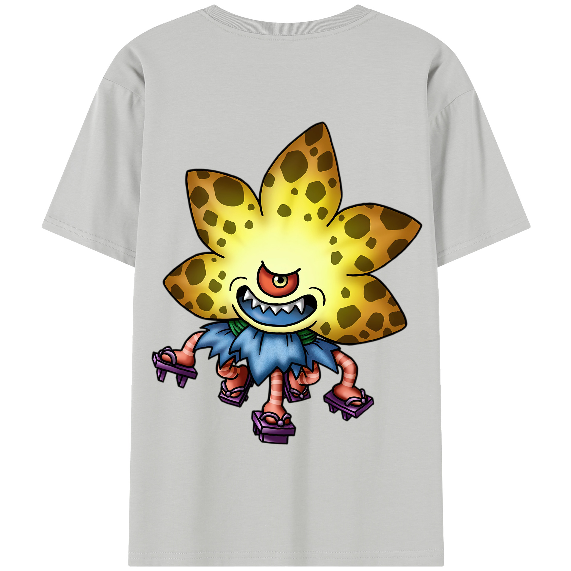 （画像用） ドラゴンクエスト Doragon Kuesuto Dragon Quest 綿100％半袖Tシャツ（背面プリント）