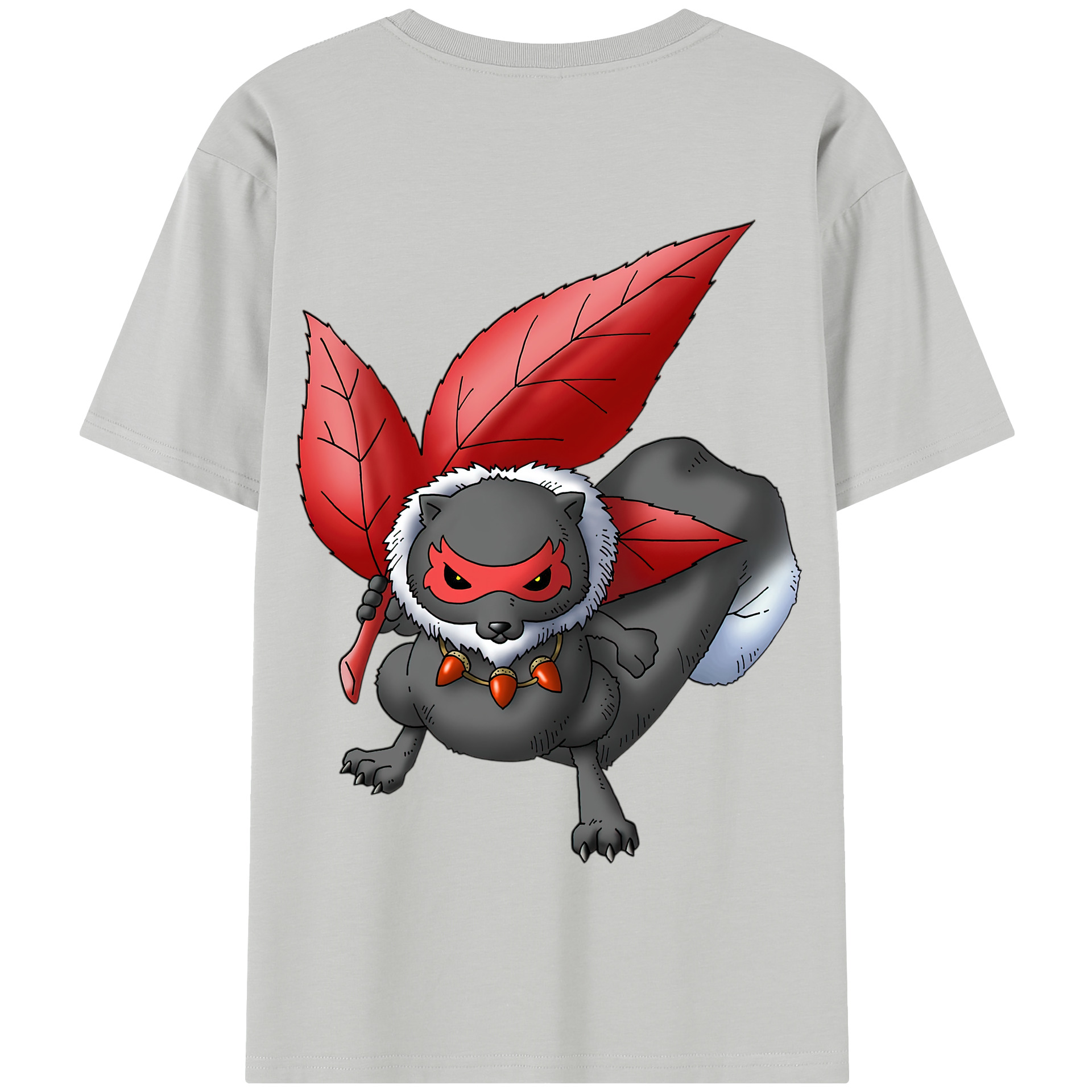 （画像用） ドラゴンクエスト Doragon Kuesuto Dragon Quest 綿100％半袖Tシャツ（背面プリント）