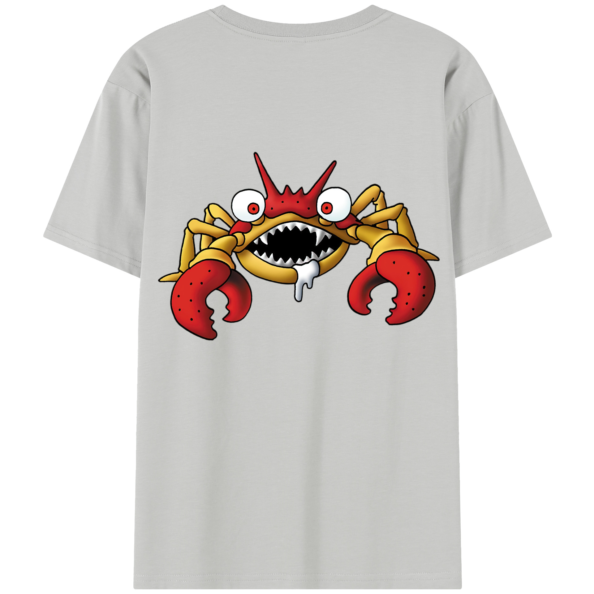 （画像用） ドラゴンクエスト Doragon Kuesuto Dragon Quest 綿100％半袖Tシャツ（背面プリント）