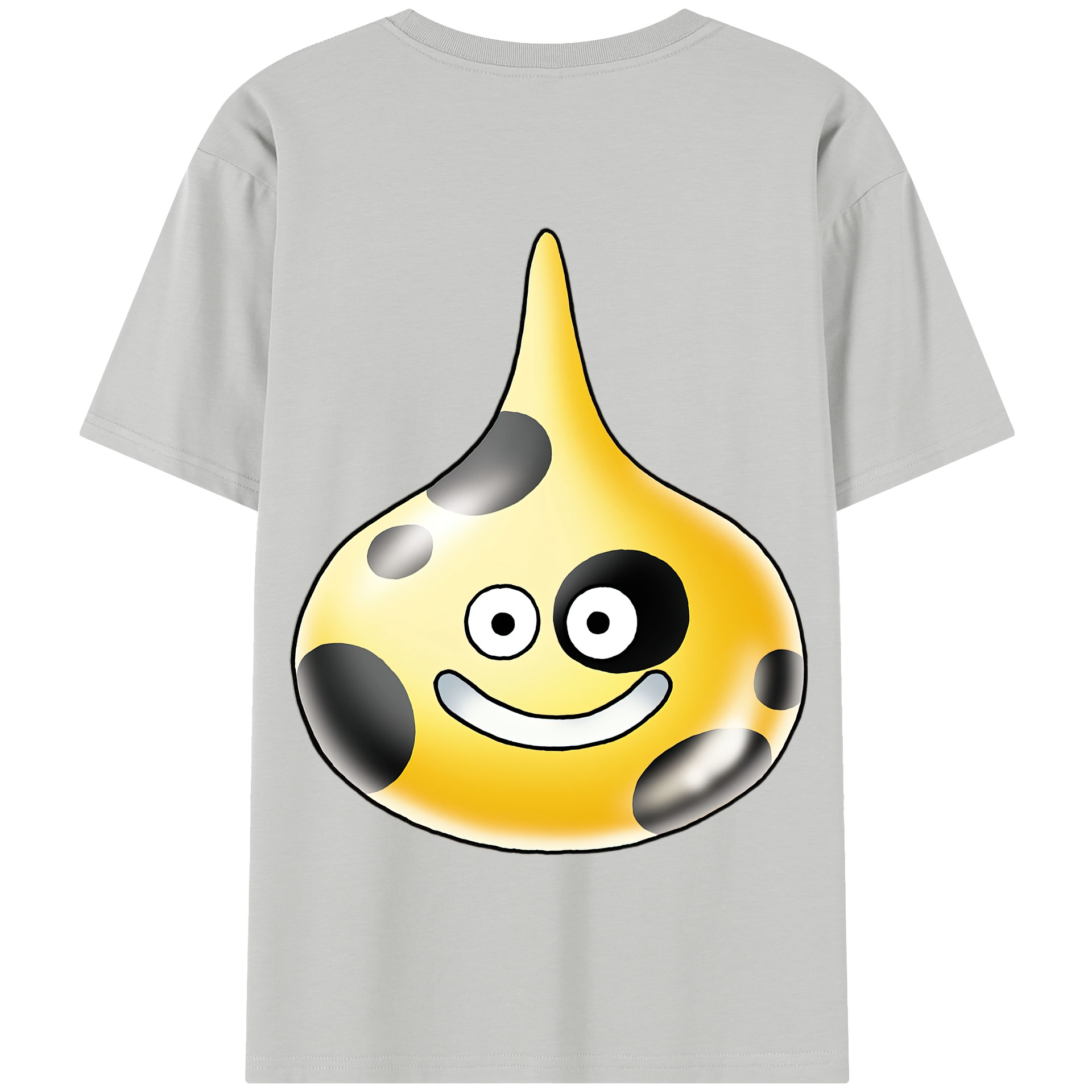 （画像用） ドラゴンクエスト Doragon Kuesuto Dragon Quest 綿100％半袖Tシャツ（背面プリント）