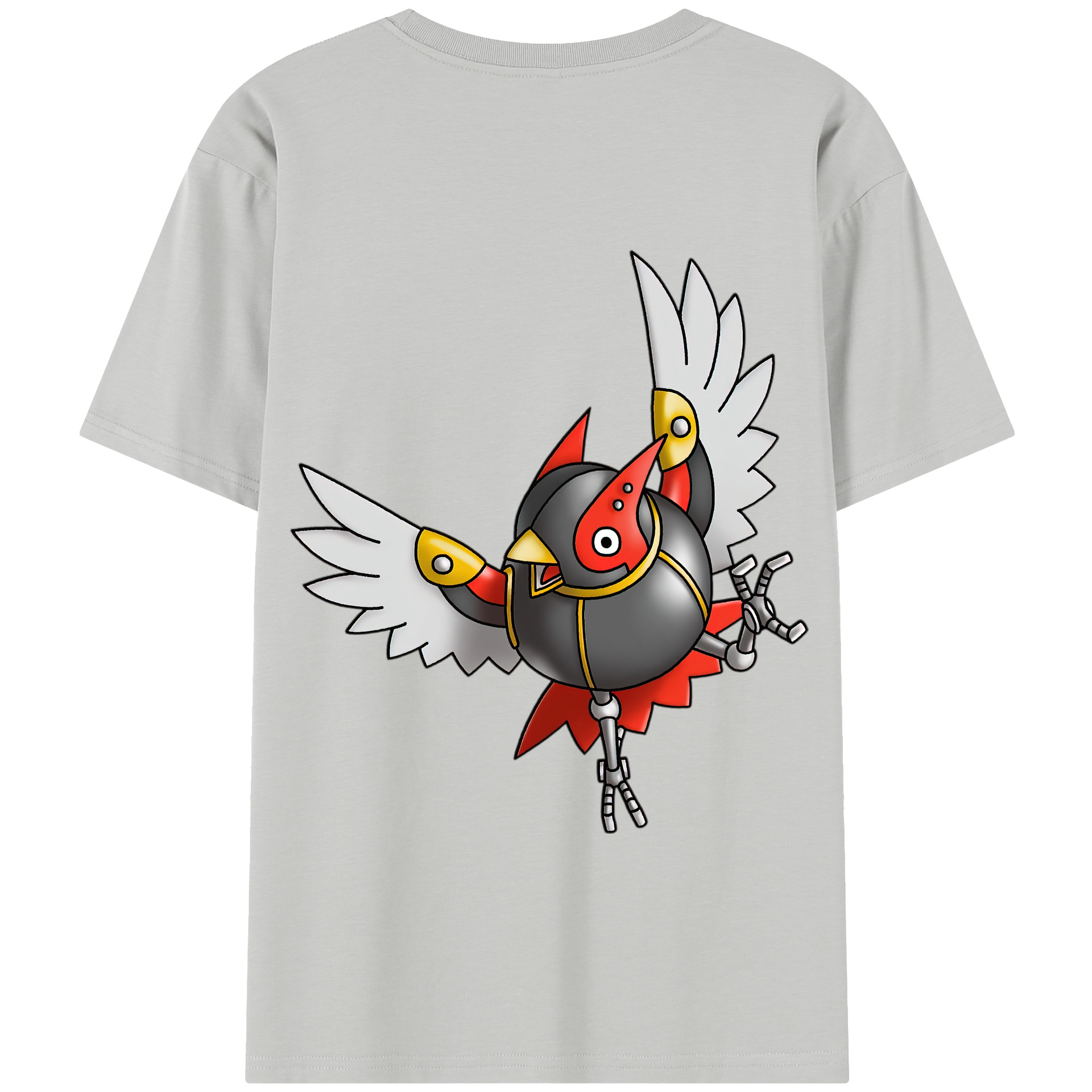 （画像用） ドラゴンクエスト Doragon Kuesuto Dragon Quest 綿100％半袖Tシャツ（背面プリント）