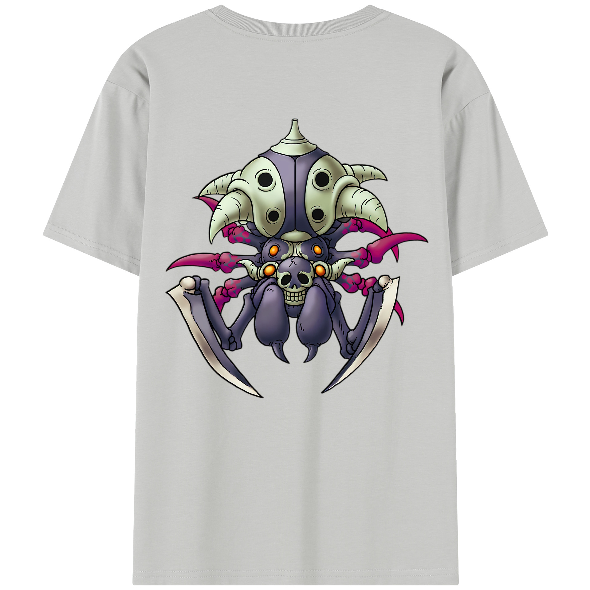 （画像用） ドラゴンクエスト Doragon Kuesuto Dragon Quest 綿100％半袖Tシャツ（背面プリント）
